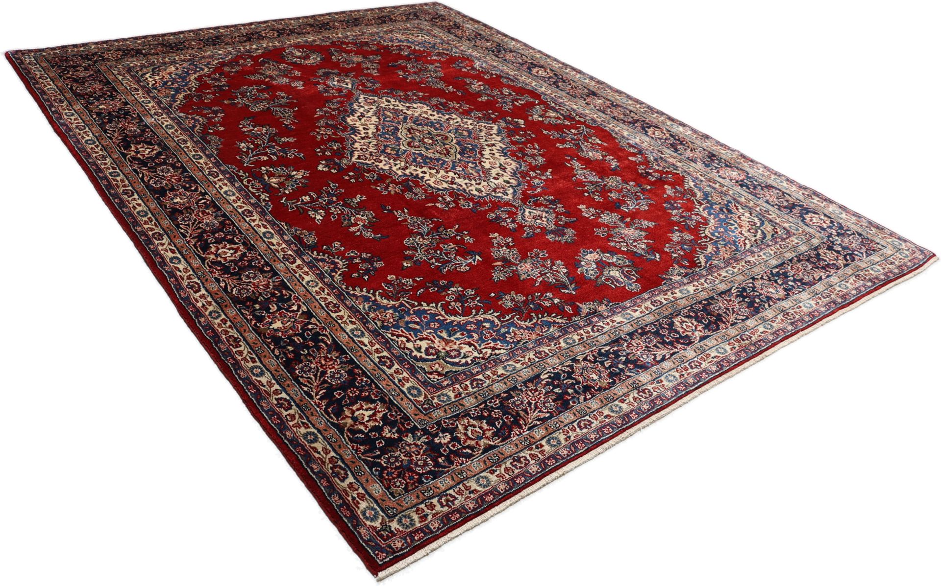 perserteppich-hamadan-272-x-355-cm-schurwolle-handgeknupft-3 Handgeknüpfter Hamadan Perserteppich 272 × 355 cm