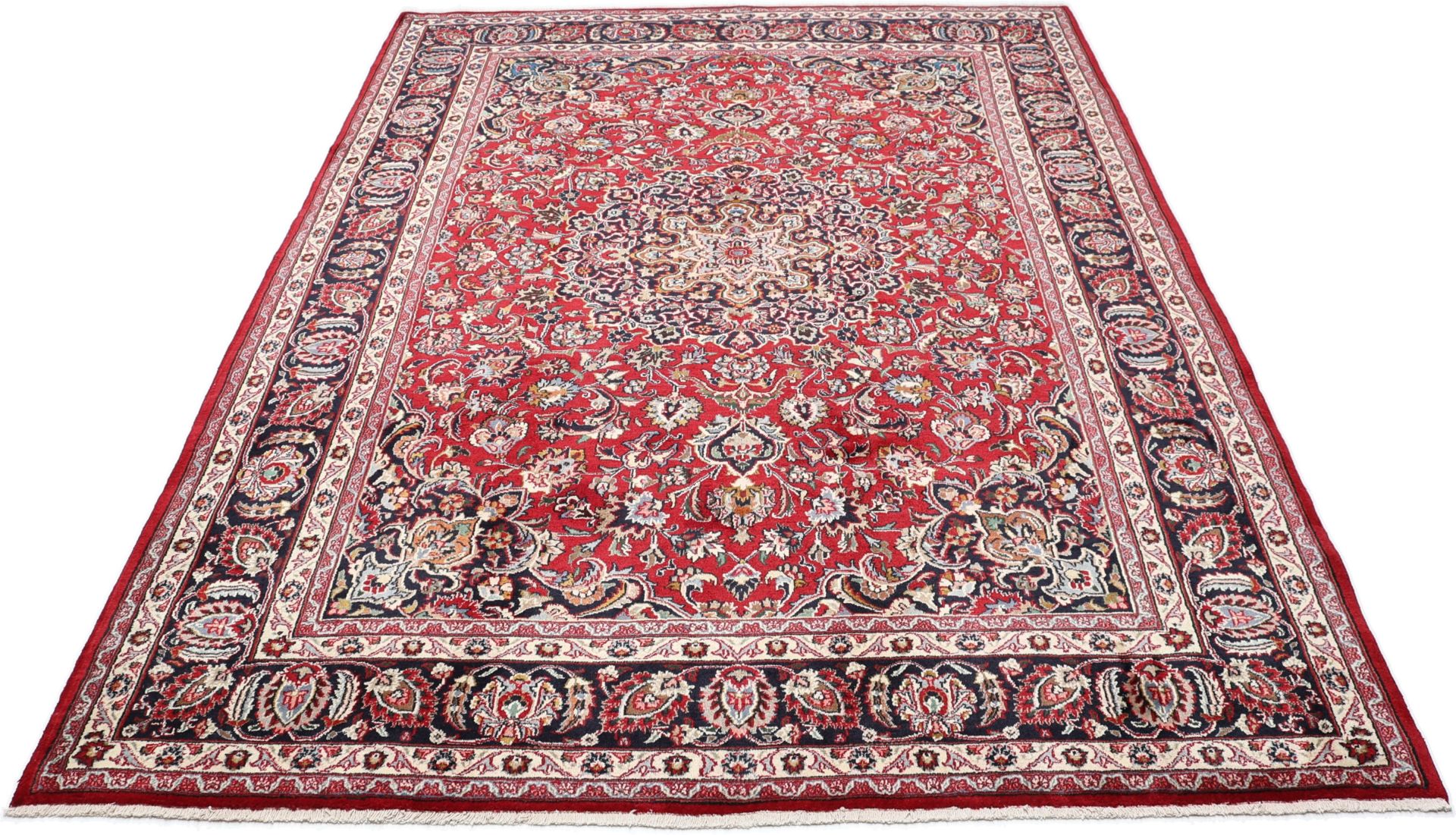 Handgeknüpfter Mashhad Perserteppich, 247 × 335 cm, Wolle