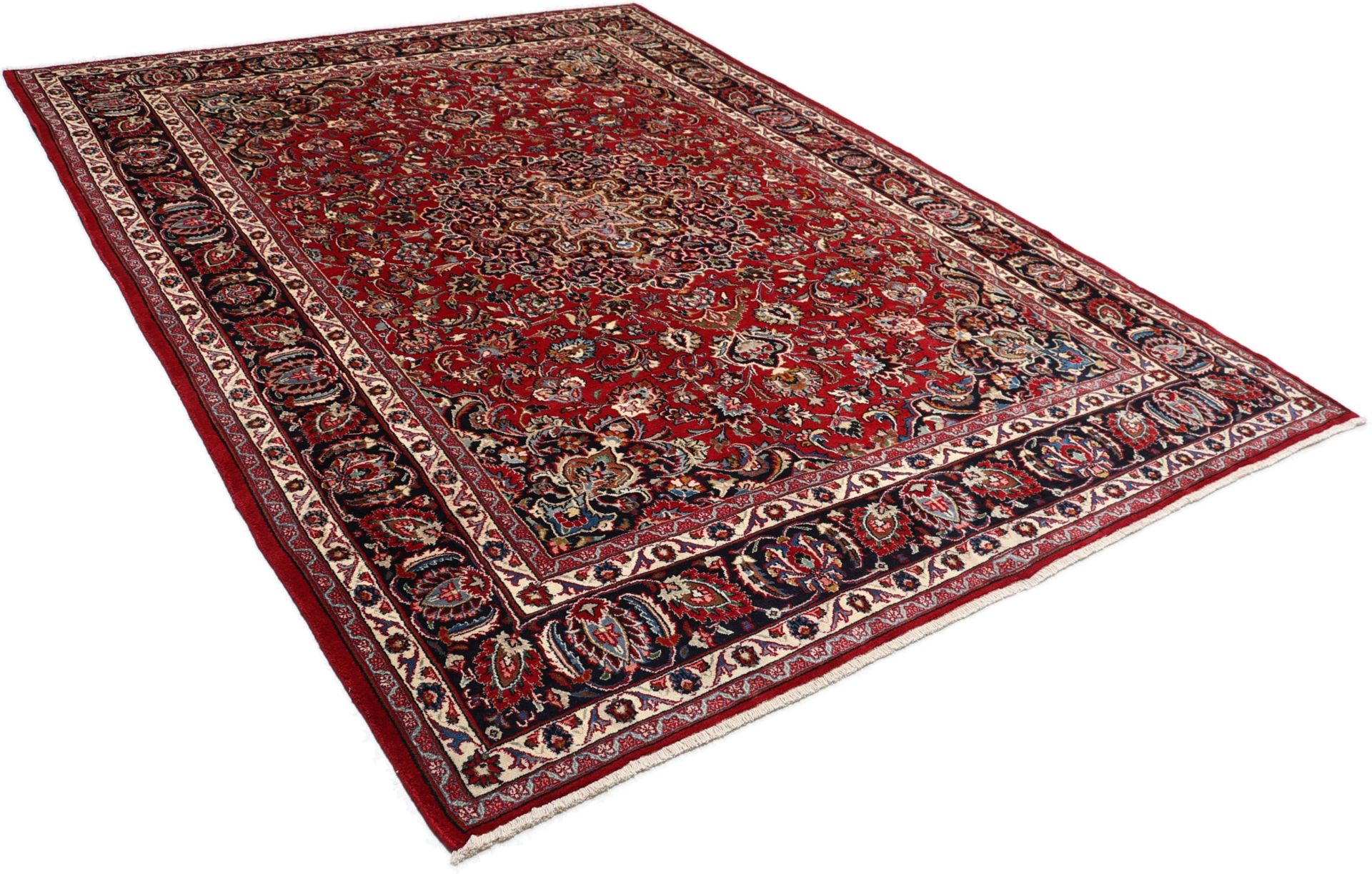 Handgeknüpfter Mashhad Perserteppich, 247 × 335 cm, Wolle