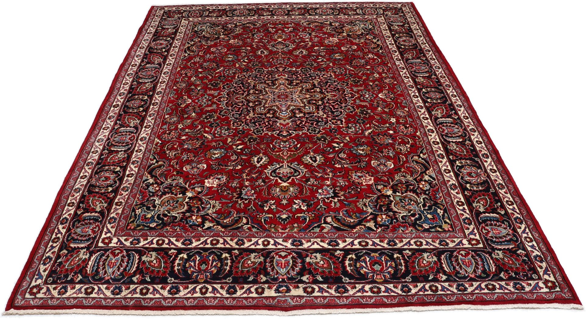 Handgeknüpfter Mashhad Perserteppich, 247 × 335 cm, Wolle