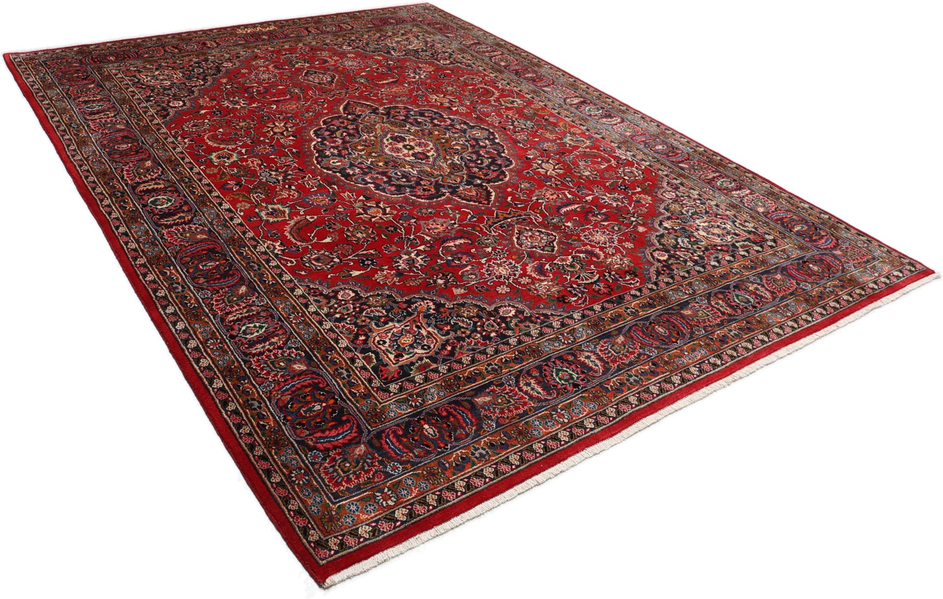 perserteppich-mashad-252-x-335-cm-schurwolle-handgeknupft-floral-3 Handgeknüpfter Mashhad Perserteppich, 252 × 335 cm, Wolle