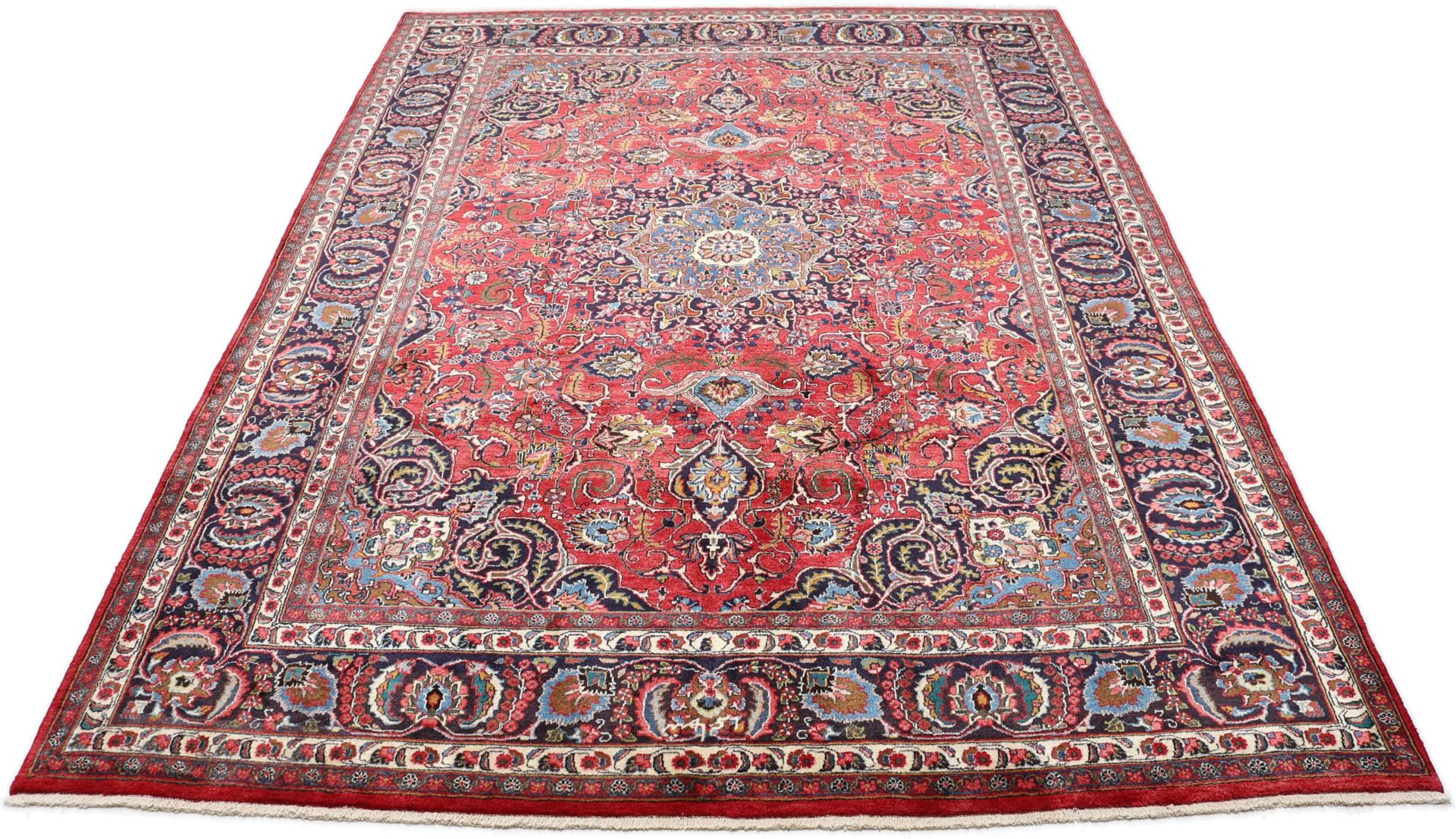 perserteppich-mashad-250-x-350-cm-schurwolle-handgeknupft-3 Handgeknüpfter Mashhad Perserteppich, 250 × 350 cm, Wolle