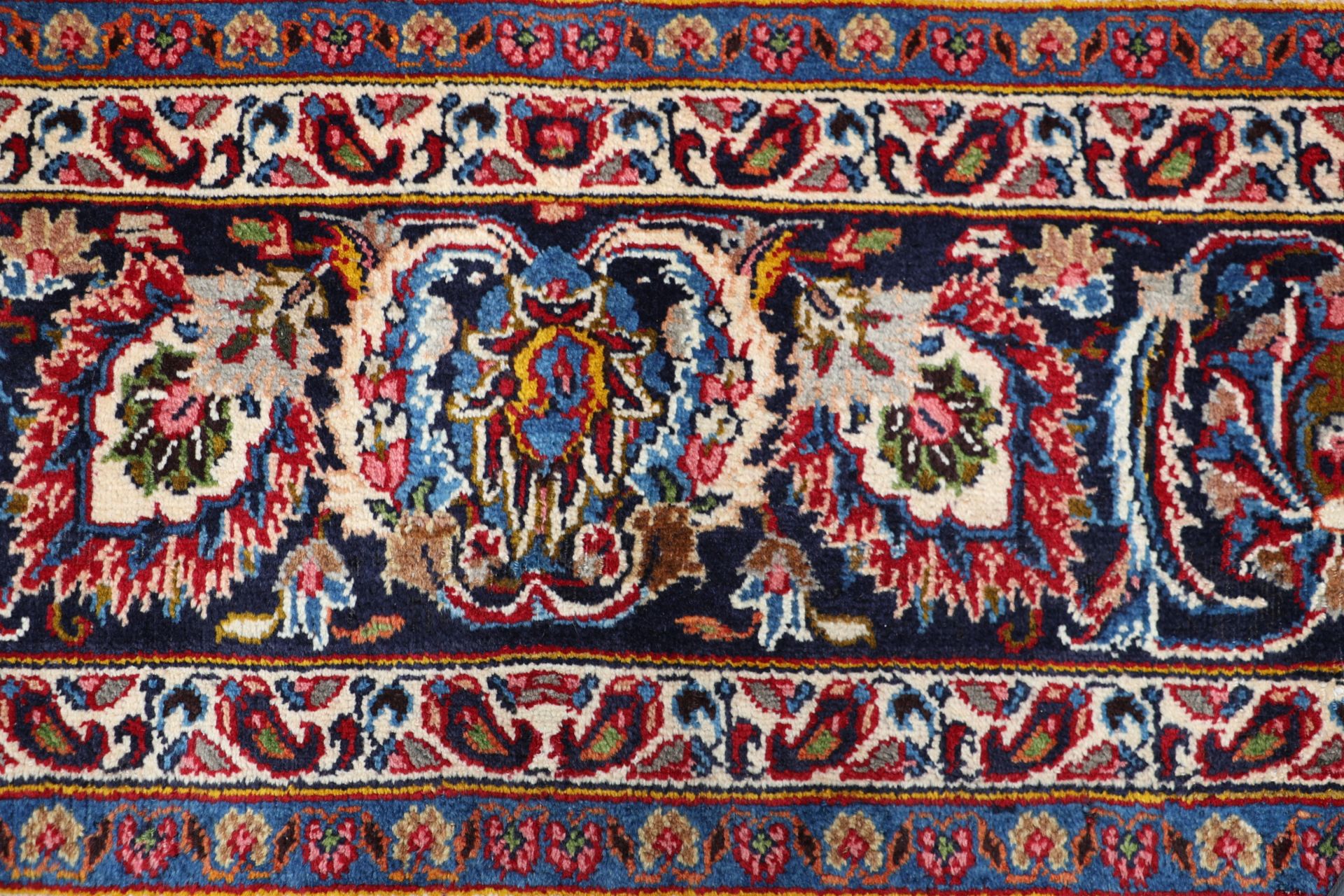 Handgeknüpfter Mashhad Perserteppich, 245 × 356 cm, Wolle