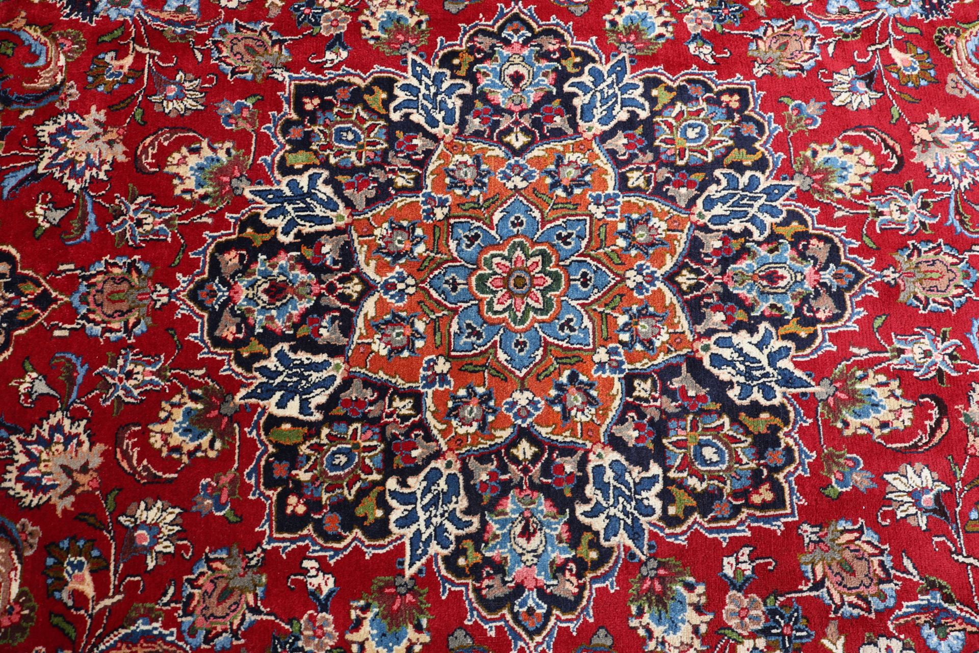 Handgeknüpfter Mashhad Perserteppich, 245 × 356 cm, Wolle