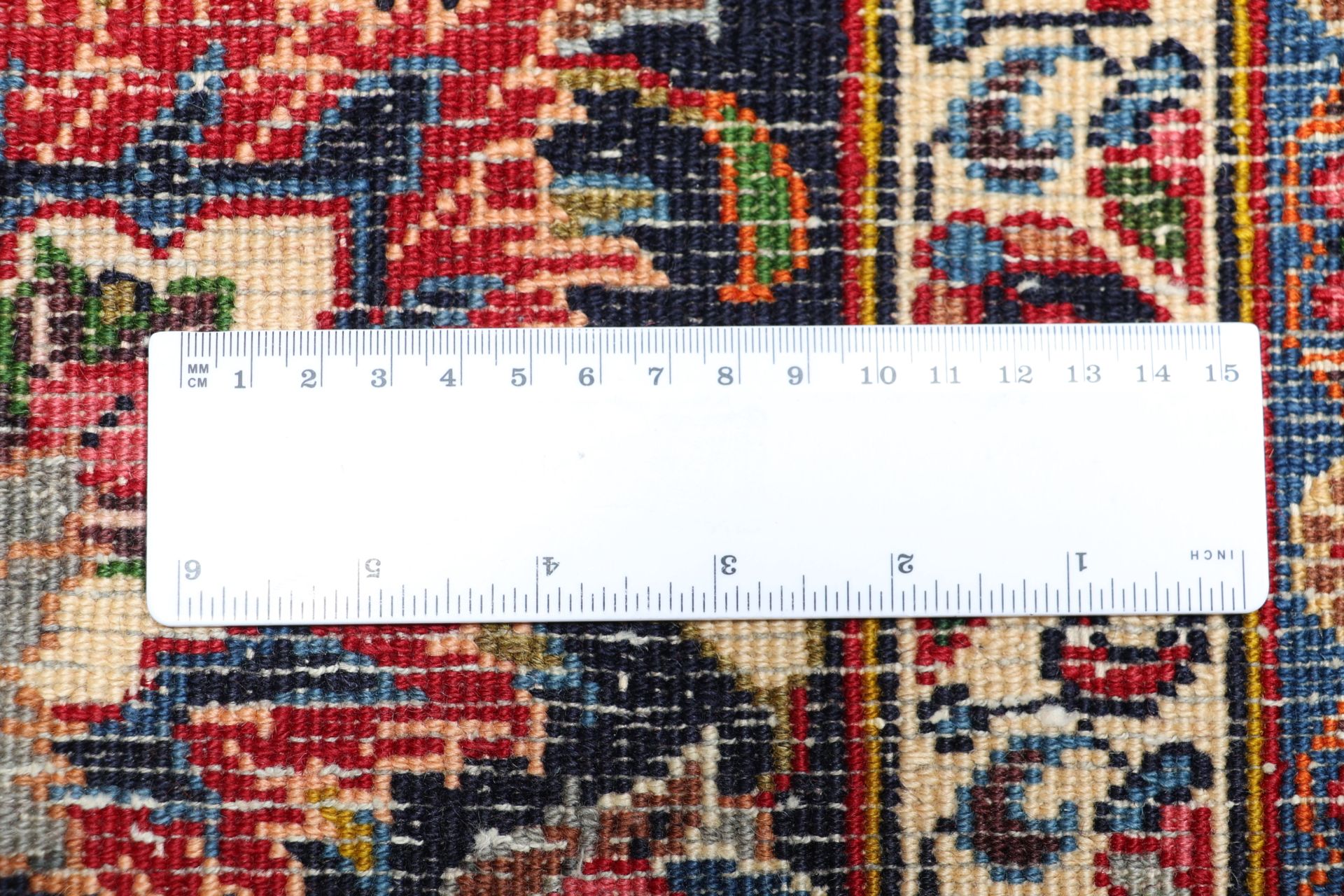 Handgeknüpfter Mashhad Perserteppich, 245 × 356 cm, Wolle