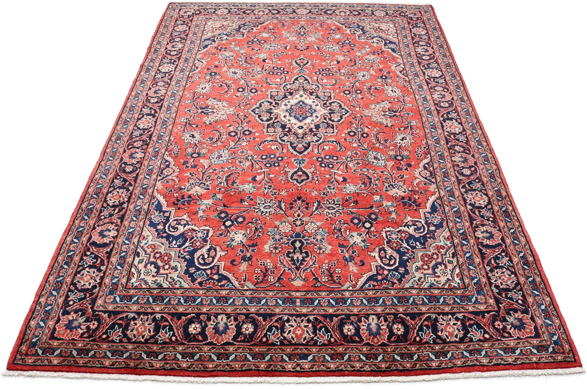 Handgeknüpfter Hamadan Perserteppich 225 × 347 cm