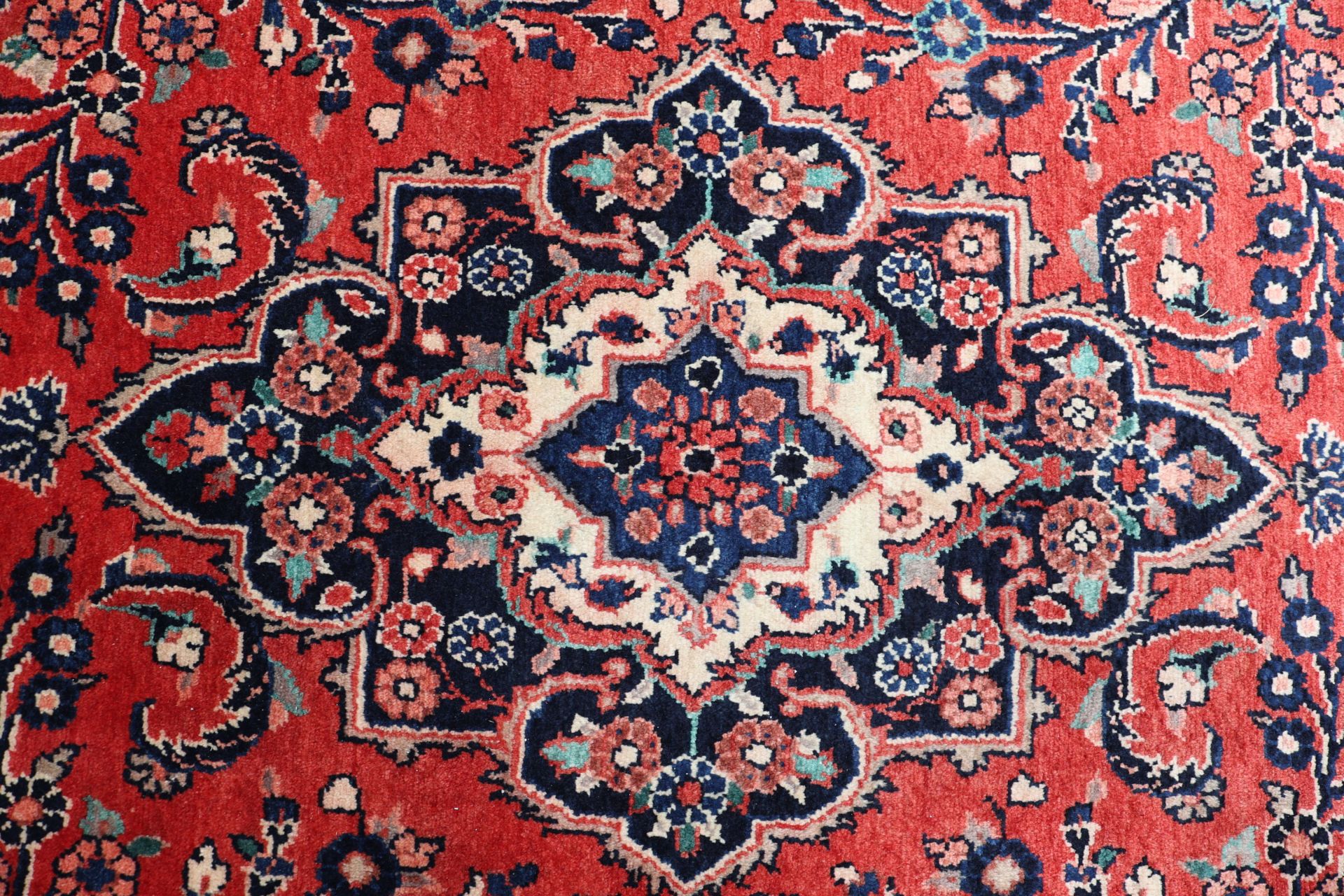 Handgeknüpfter Hamadan Perserteppich 225 × 347 cm