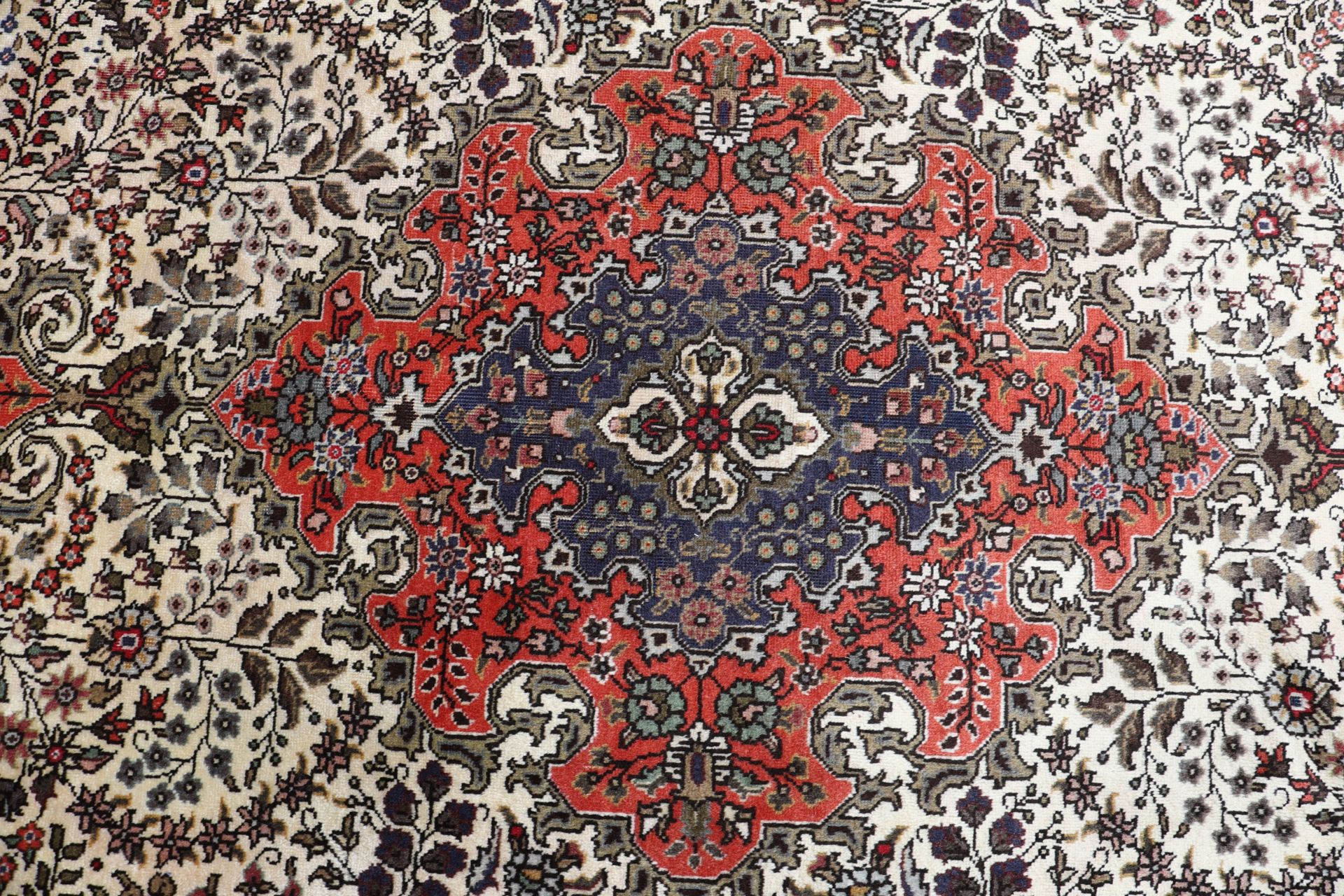 Handgeknüpfter Täbriz Perserteppich, 247 × 344 cm, Wolle
