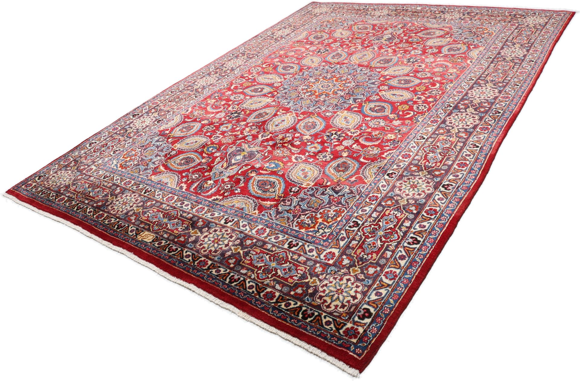 perserteppich-mashad-248-x-358-cm-schurwolle-handgeknupft-13 Mashhad Perserteppich aus Iran, 248 × 358 cm