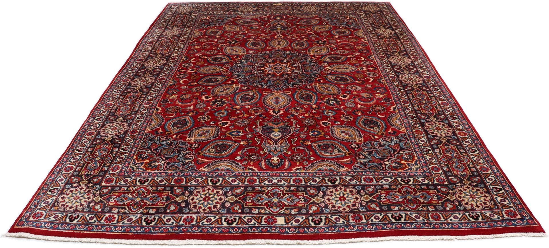 perserteppich-mashad-248-x-358-cm-schurwolle-handgeknupft-17 Mashhad Perserteppich aus Iran, 248 × 358 cm