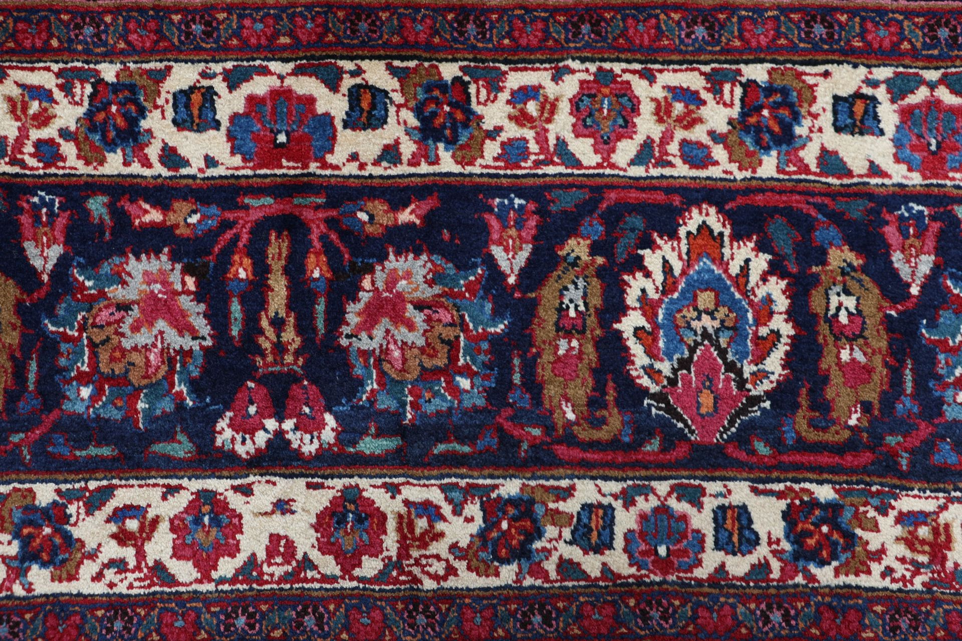 Mashhad Perserteppich aus Iran, 243 × 350 cm
