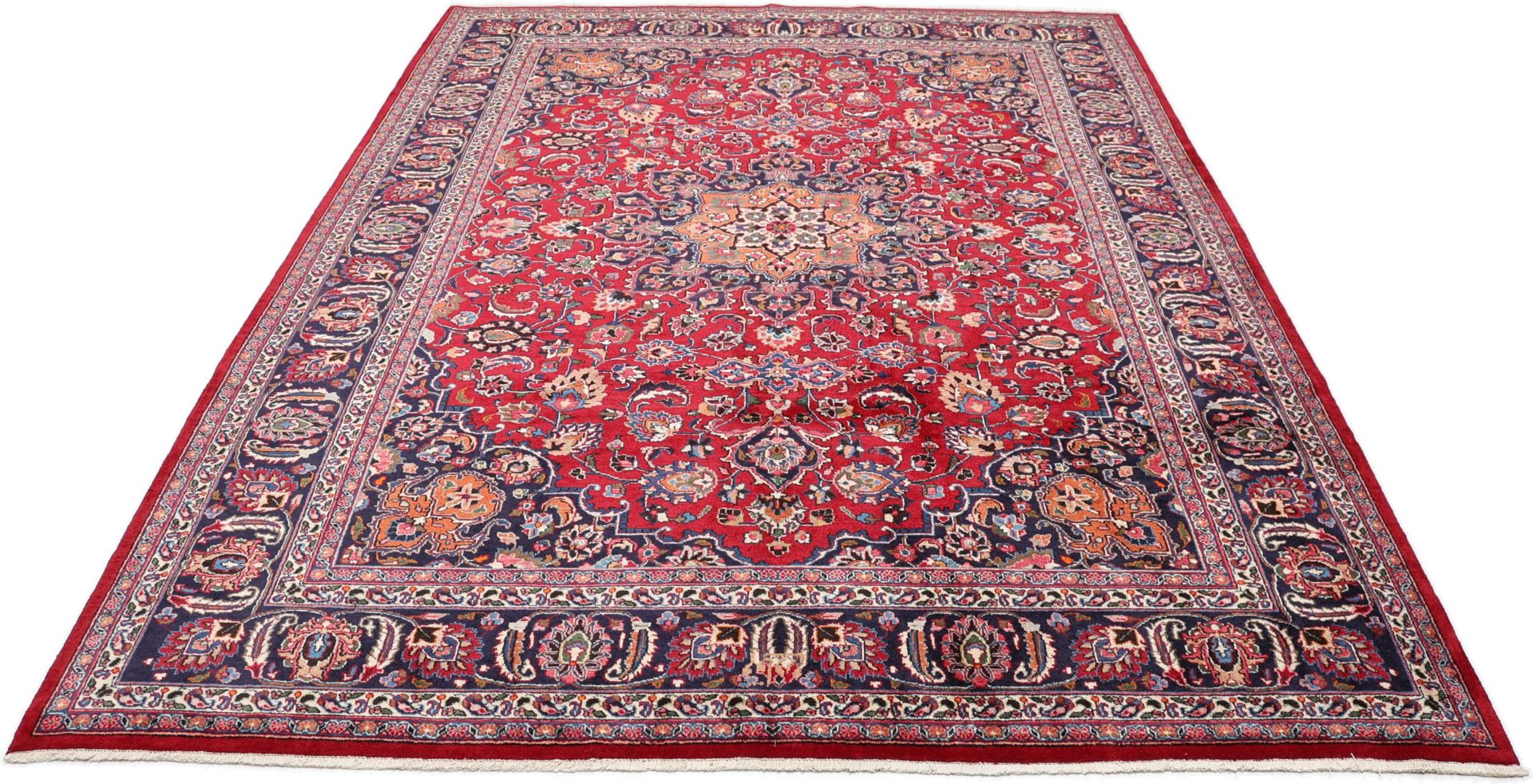 perserteppich-mashad-254-x-340-cm-schurwolle-handgeknupft-10 Handgeknüpfter Mashhad Perserteppich 254 × 340 cm