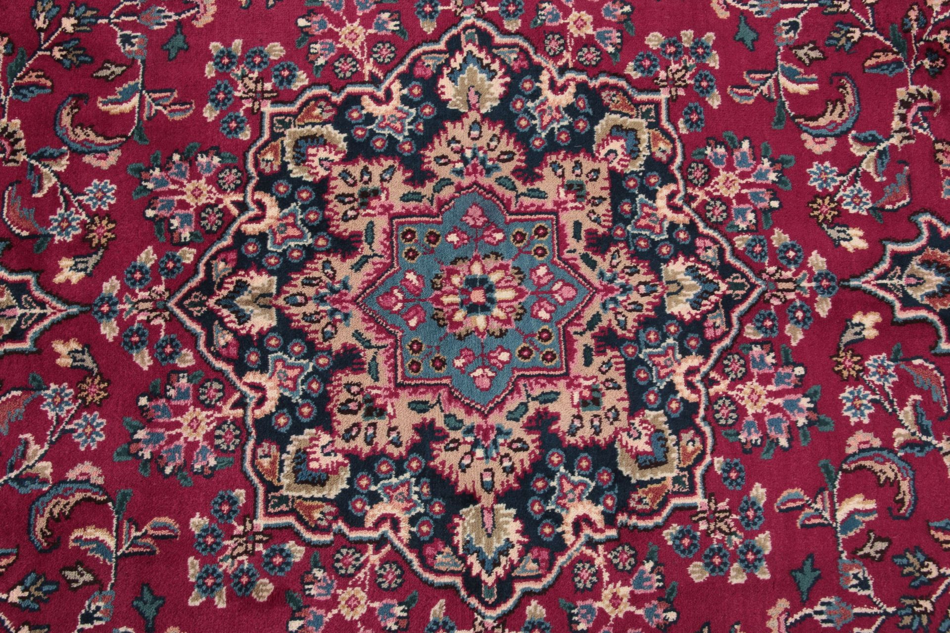perserteppich-mashad-200-x-297-cm-baumwolle-handgeknupft-medaillon-17 Mashhad Perserteppich aus Iran, 200 × 297 cm