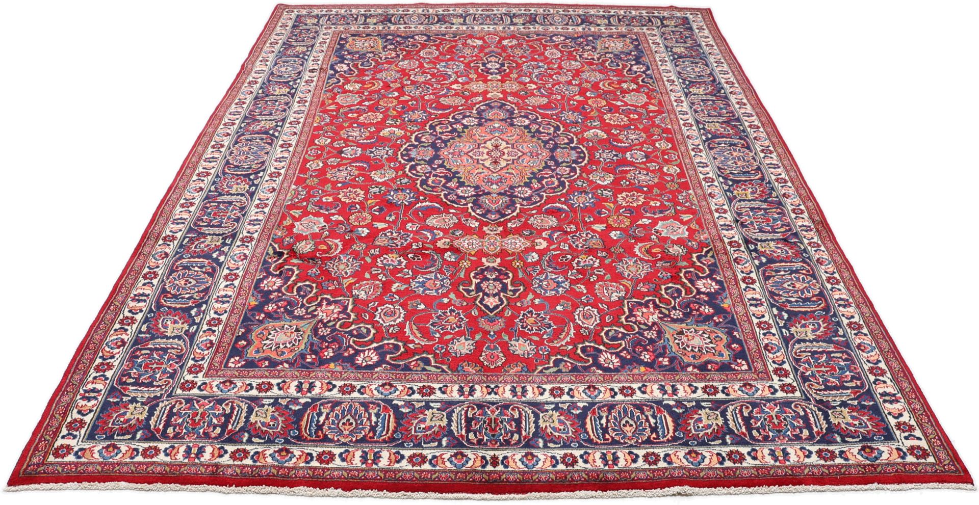Handgeknüpfter Mashhad Perserteppich 237 × 344 cm
