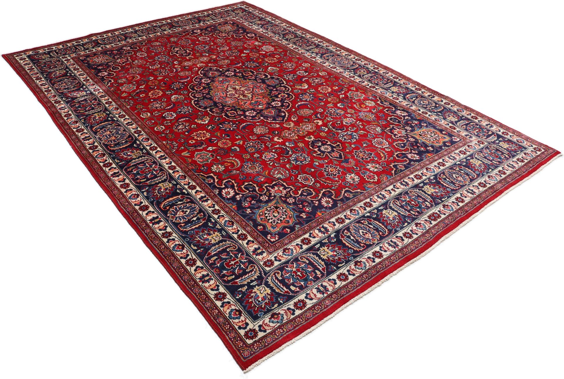 Handgeknüpfter Mashhad Perserteppich 237 × 344 cm