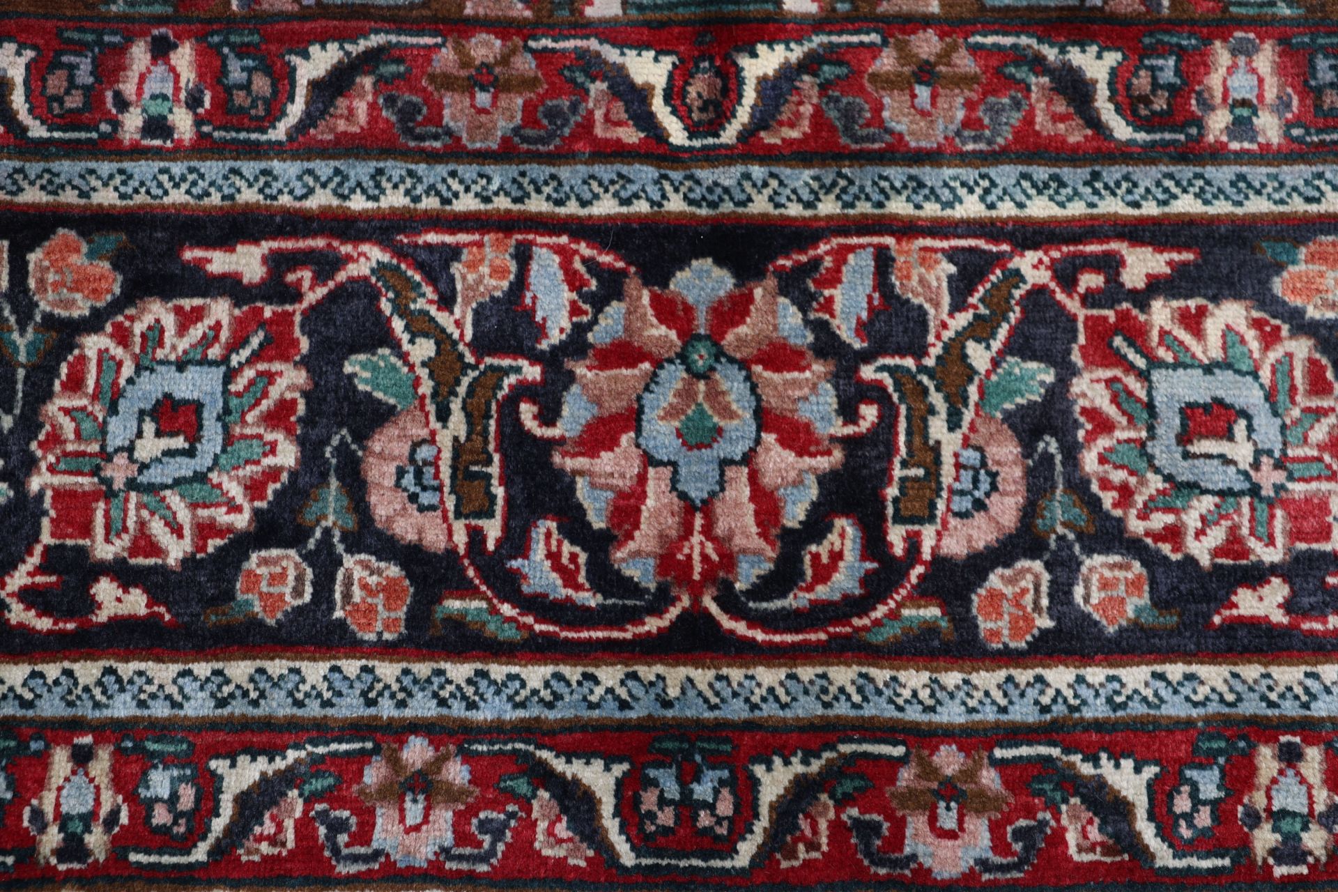 Handgeknüpfter Täbriz Perserteppich, 246 × 355 cm, Wolle