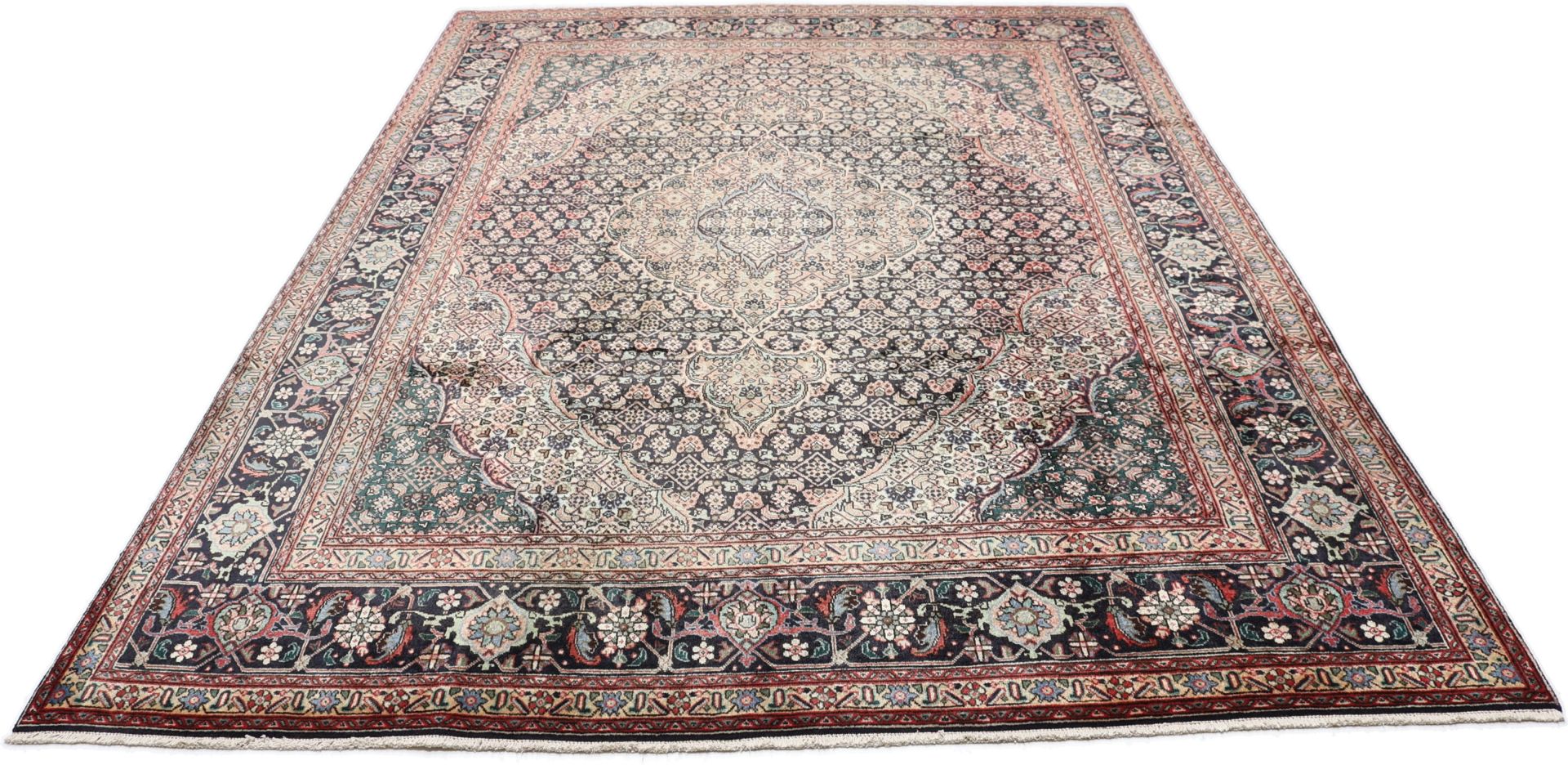 Täbriz Perserteppich 246 × 342 cm aus Wolle, handgeknüpft