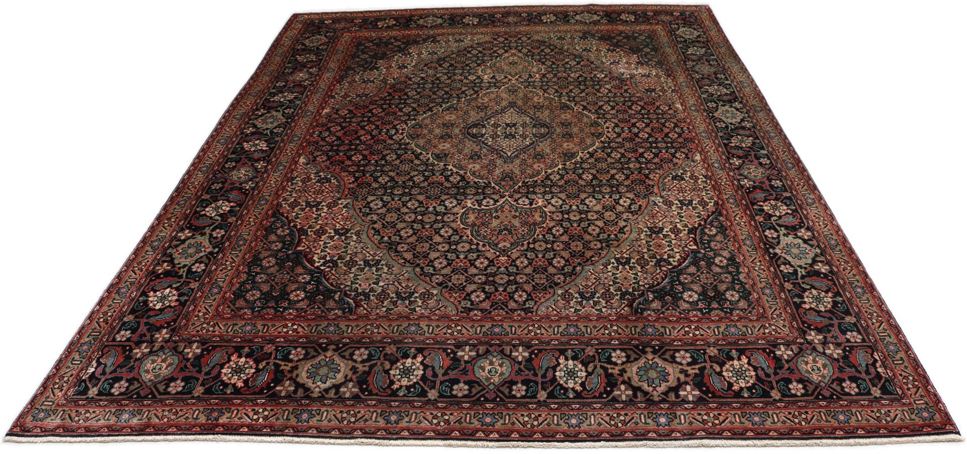 Täbriz Perserteppich 246 × 342 cm aus Wolle, handgeknüpft