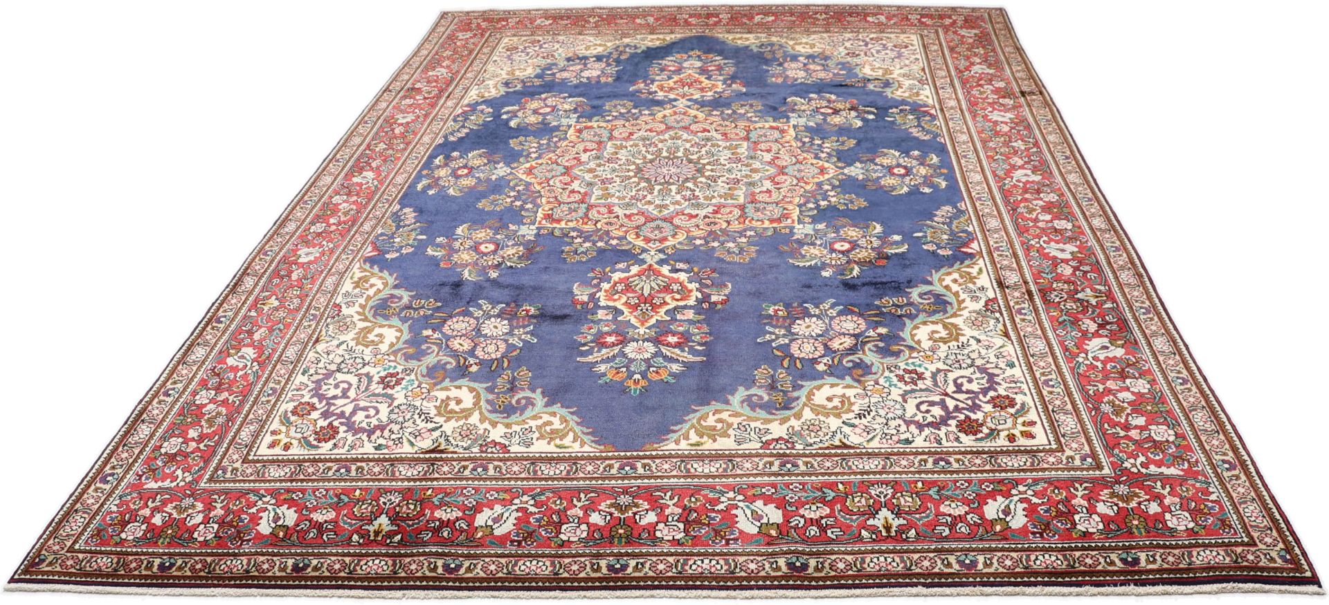 Täbriz Perserteppich 240 × 355 cm aus Wolle, handgeknüpft