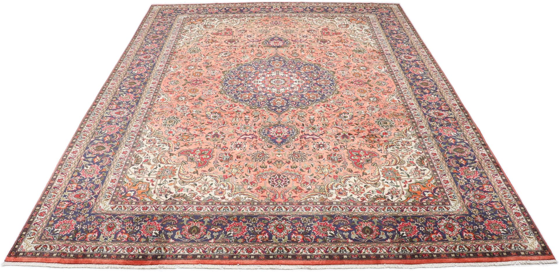 Handgeknüpfter Täbriz Perserteppich 243 × 340 cm