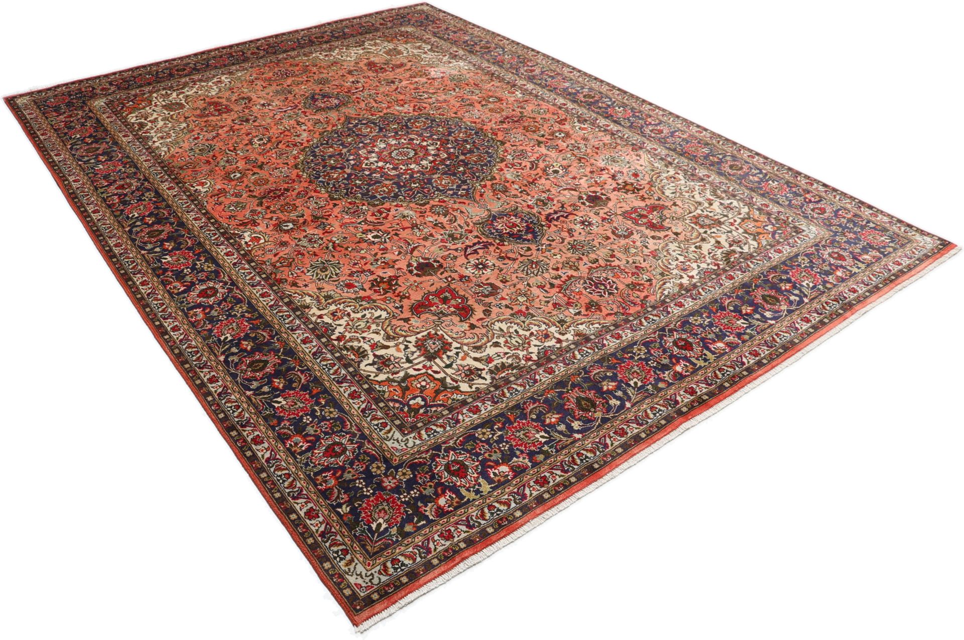 Handgeknüpfter Täbriz Perserteppich 243 × 340 cm