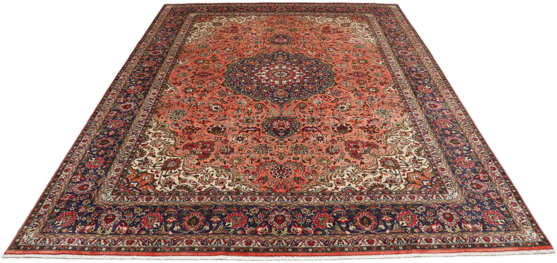 Handgeknüpfter Täbriz Perserteppich 243 × 340 cm