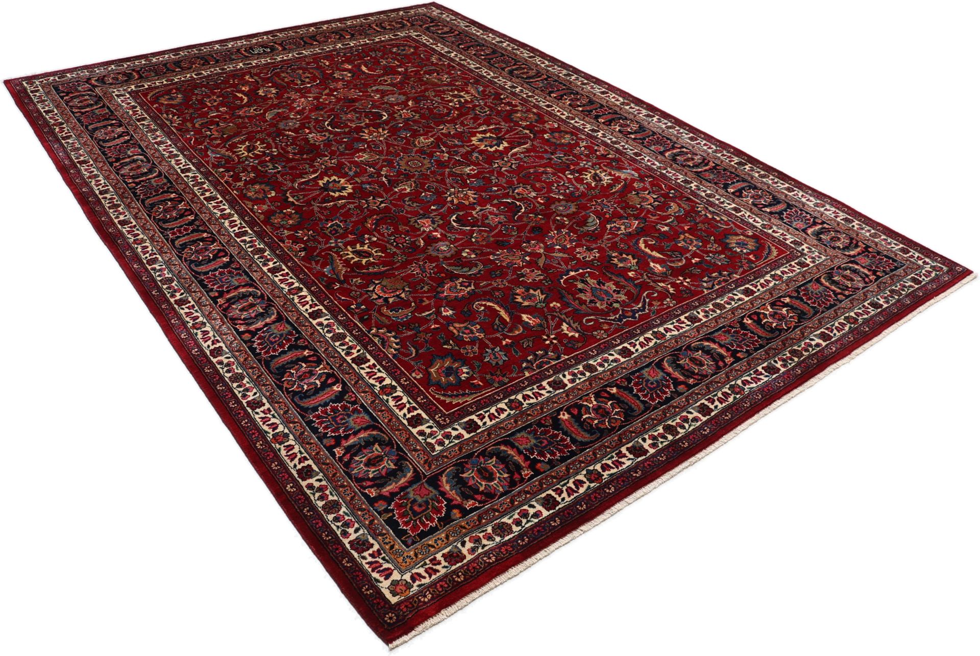 Mashhad Perserteppich aus Iran, 254 × 358 cm