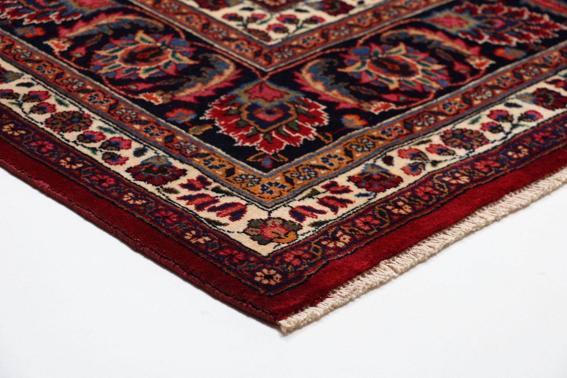 Mashhad Perserteppich aus Iran, 254 × 358 cm