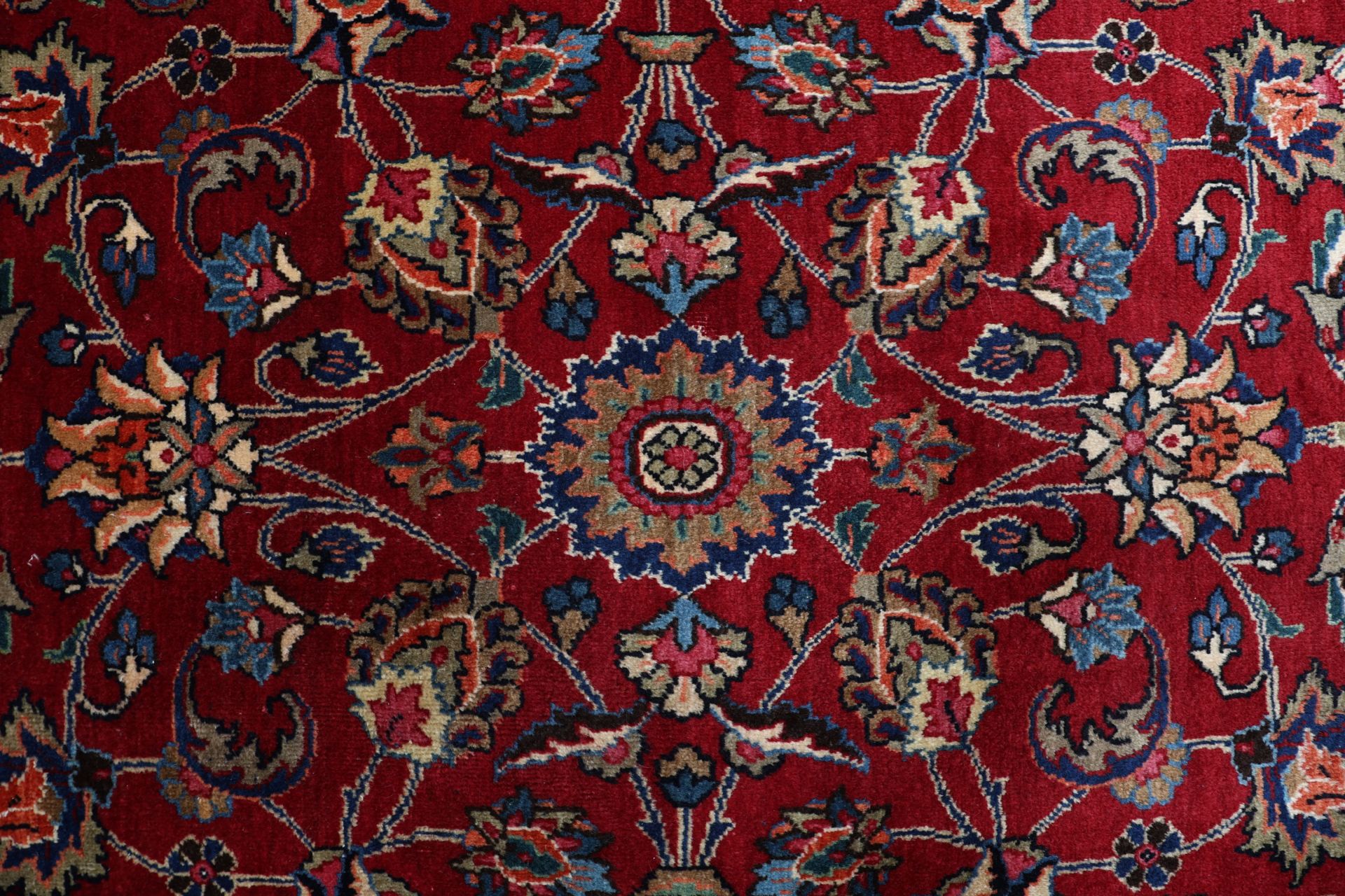 Mashhad Perserteppich aus Iran, 254 × 358 cm