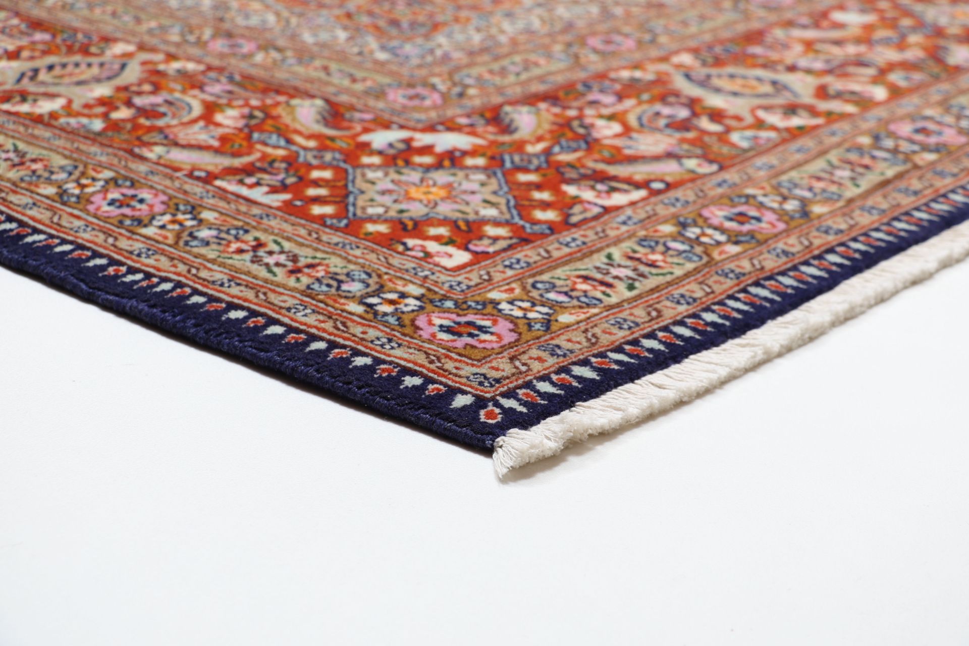 Moud Perserteppich 260 × 363 cm aus Wolle, handgeknüpft