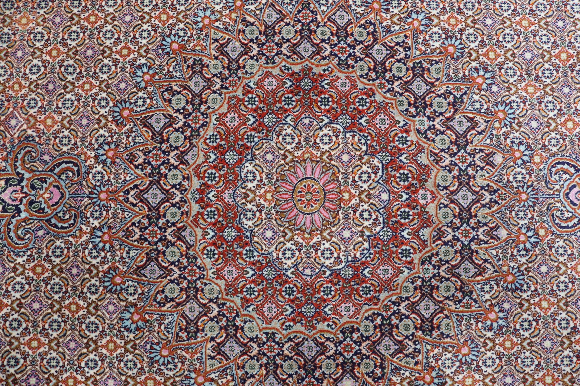 Moud Perserteppich 260 × 363 cm aus Wolle, handgeknüpft