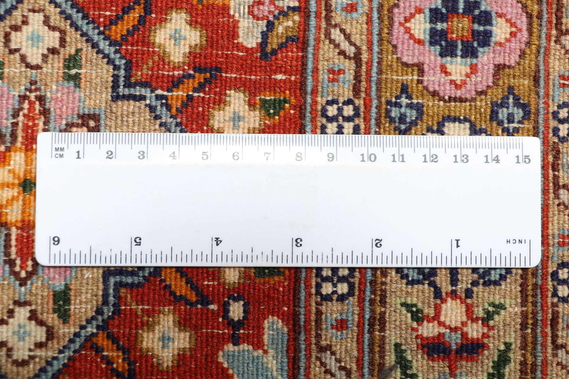 Moud Perserteppich 260 × 363 cm aus Wolle, handgeknüpft