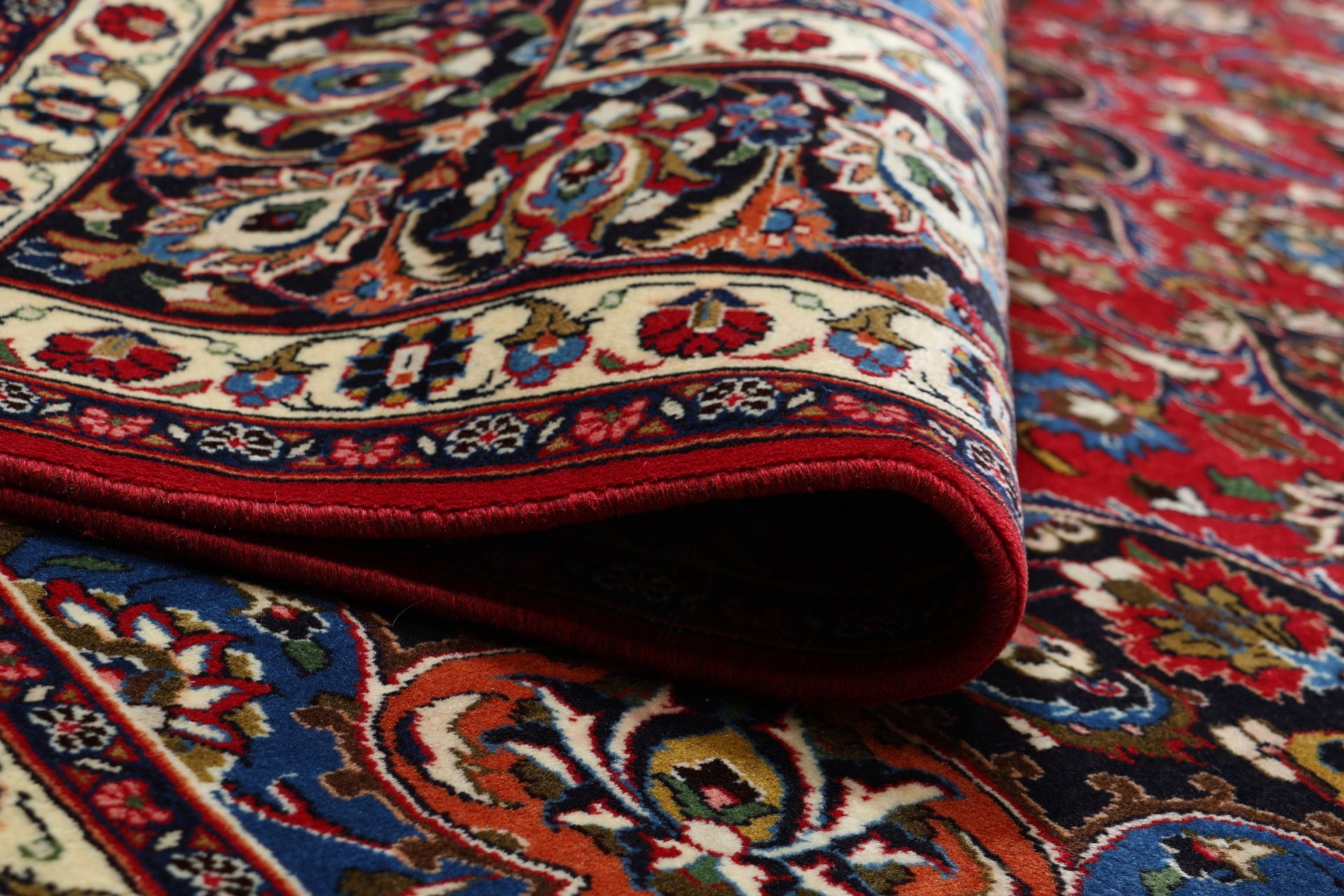 Mashhad Perserteppich aus Iran, 246 × 293 cm