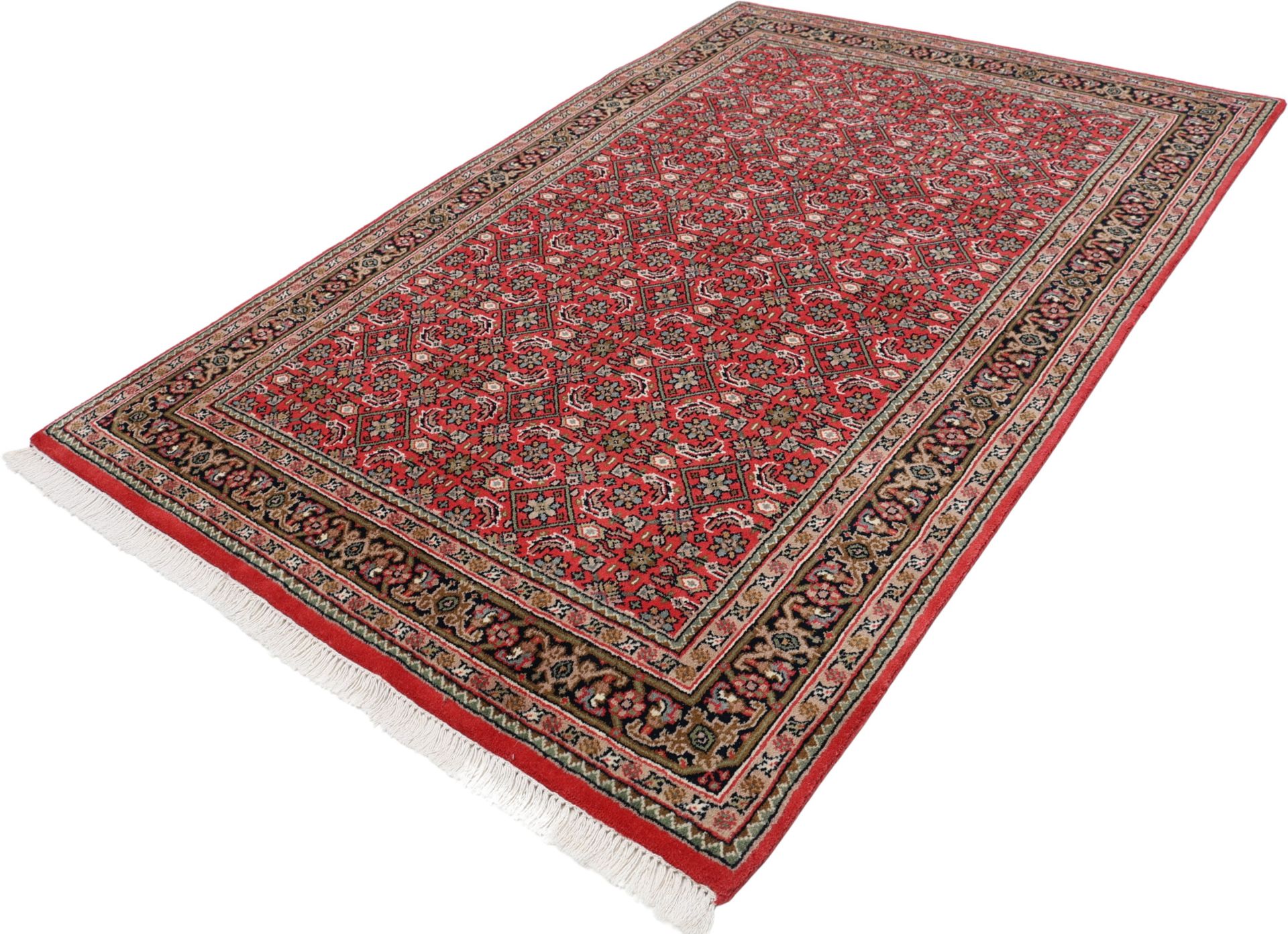 Handgeknüpfter Bijar Orientteppich, 121 × 181 cm, Wolle