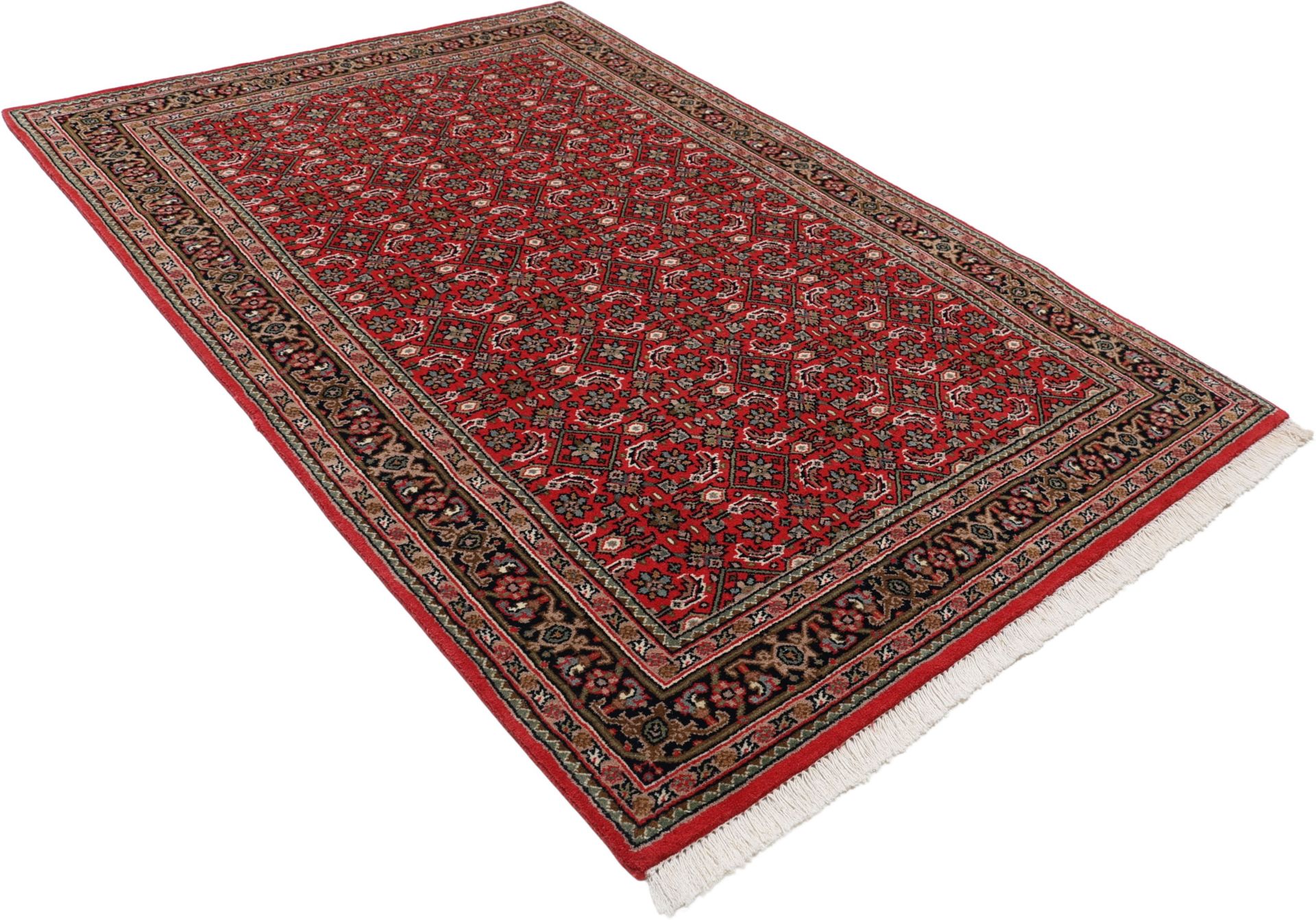 Handgeknüpfter Bijar Orientteppich, 121 × 181 cm, Wolle