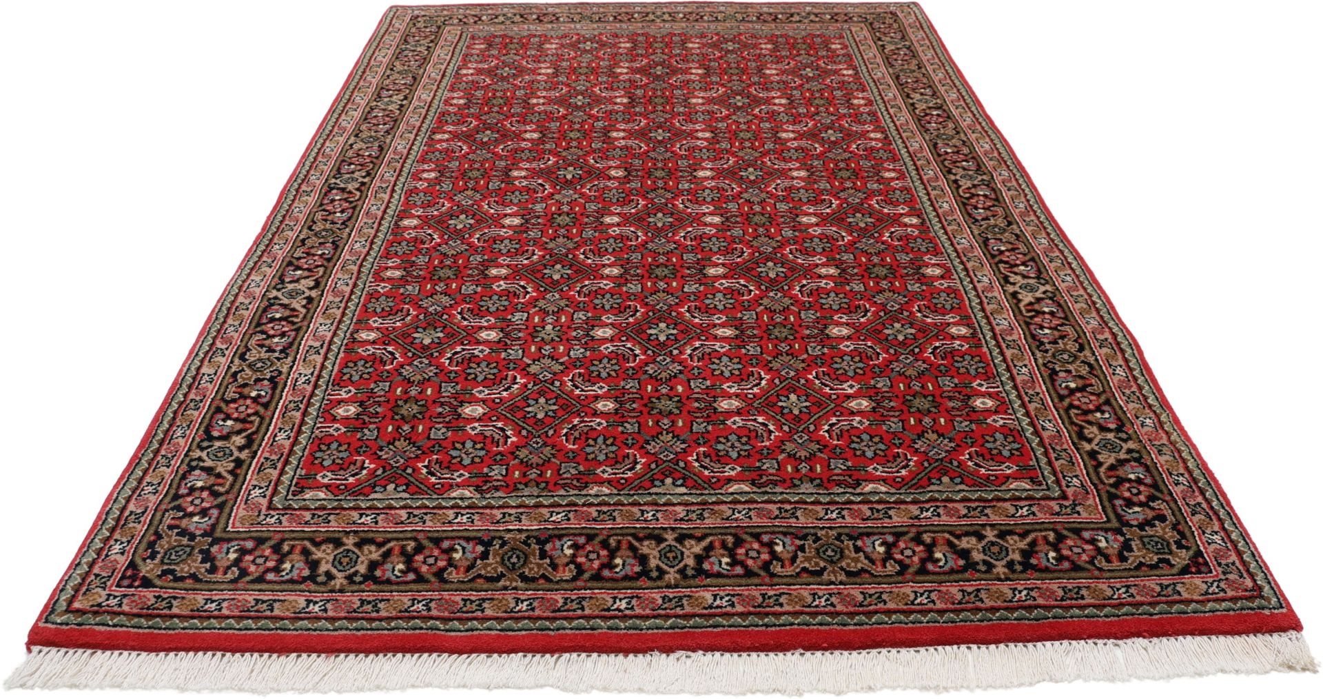 Handgeknüpfter Bijar Orientteppich, 121 × 181 cm, Wolle