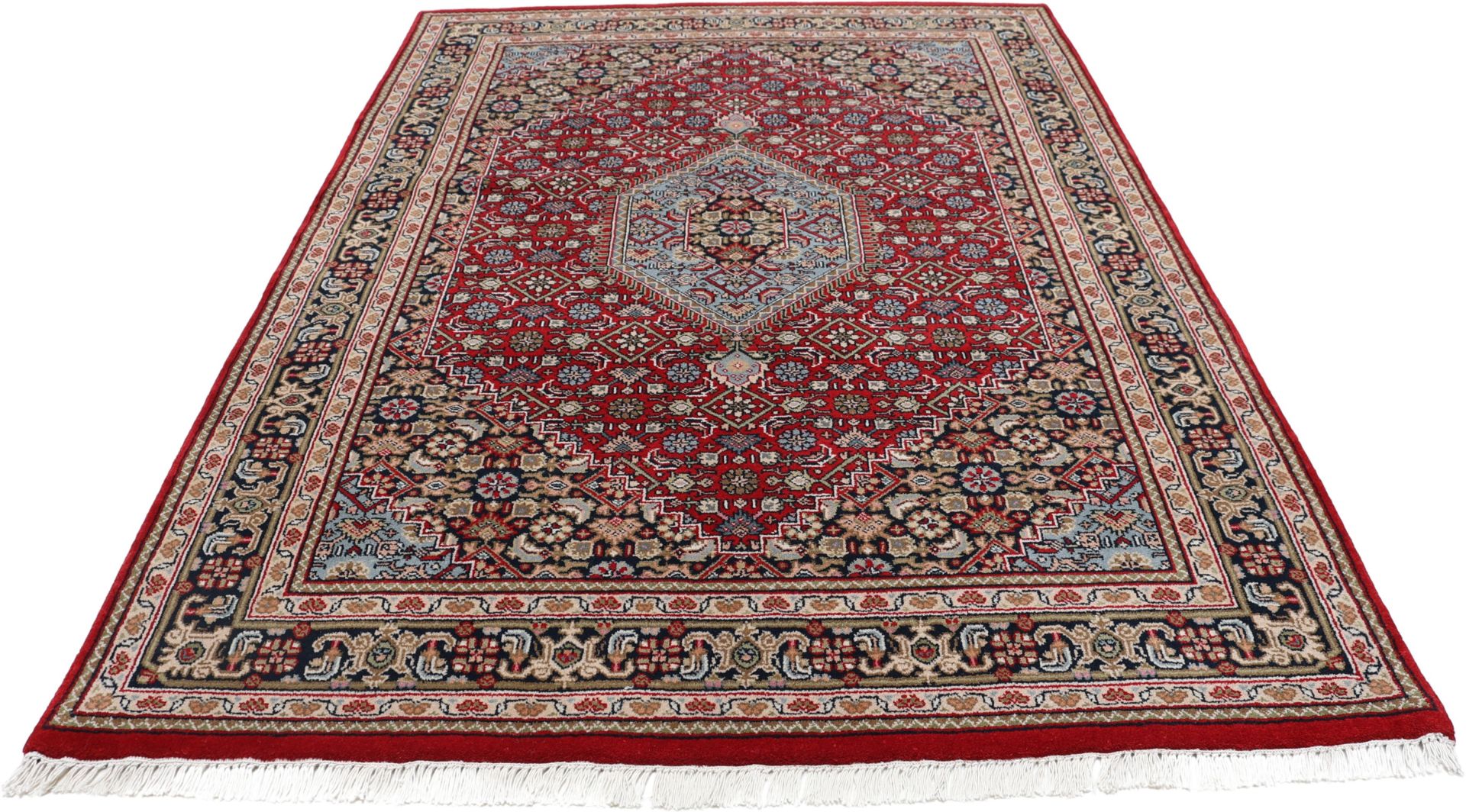 Bijar Orientteppich aus Indien, 142 × 204 cm