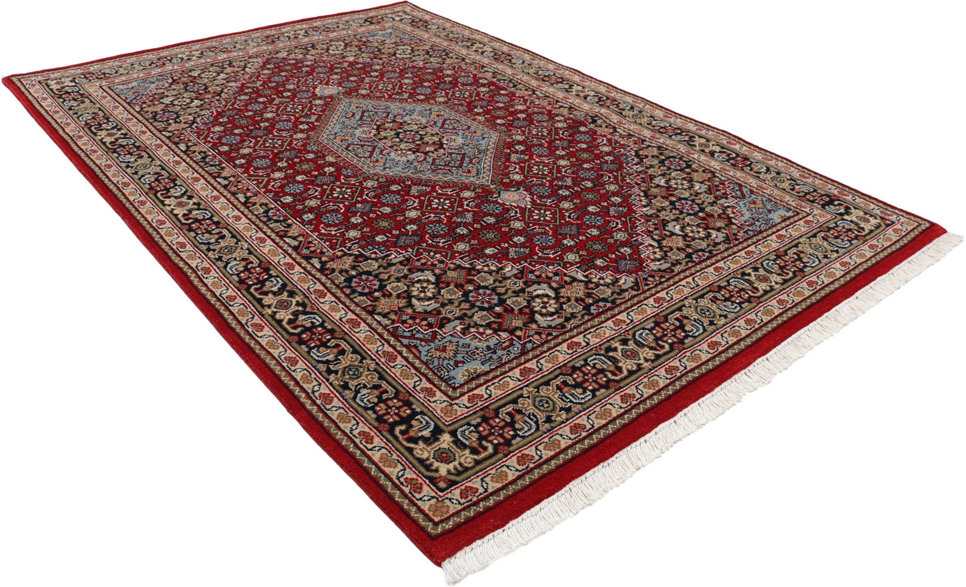 Bijar Orientteppich aus Indien, 142 × 204 cm