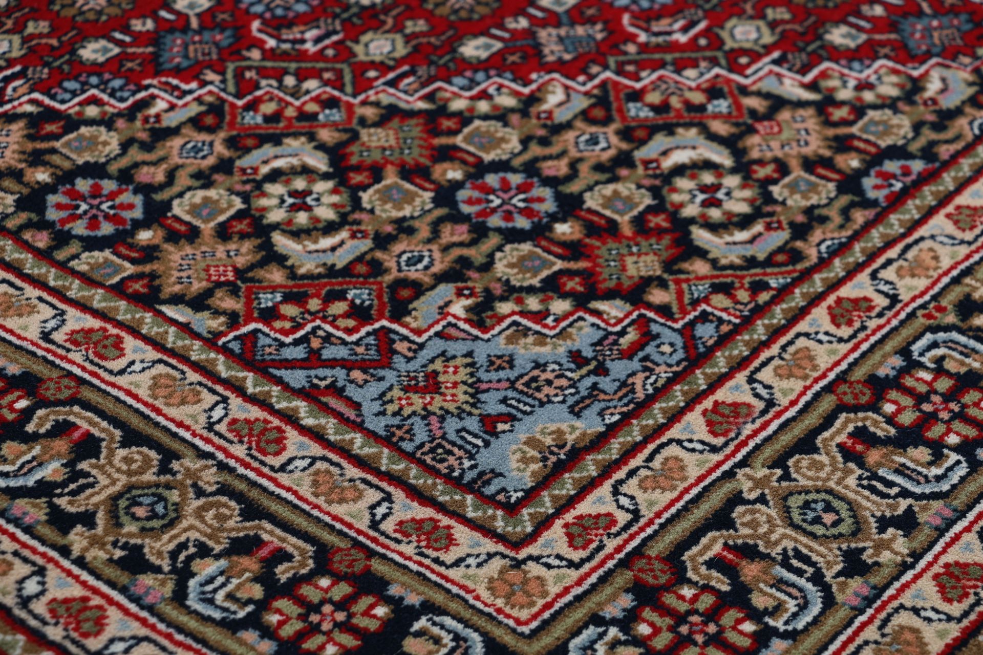 Bijar Orientteppich aus Indien, 142 × 204 cm