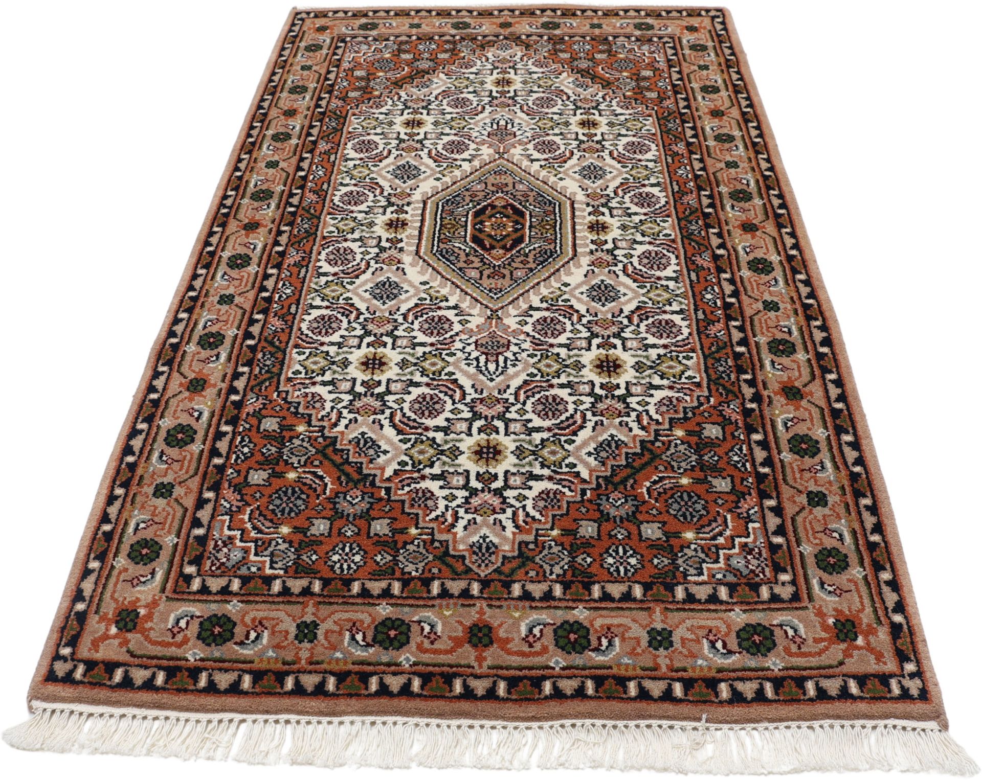 Bijar Orientteppich aus Indien, 91 × 161 cm
