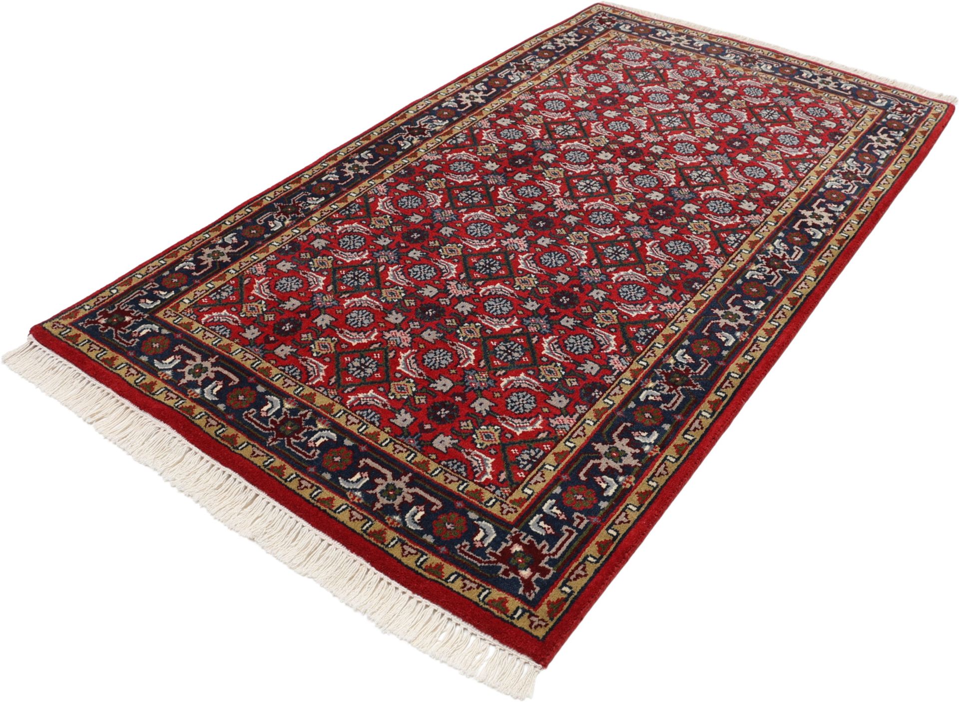 Bijar Orientteppich aus Indien, 92 × 161 cm
