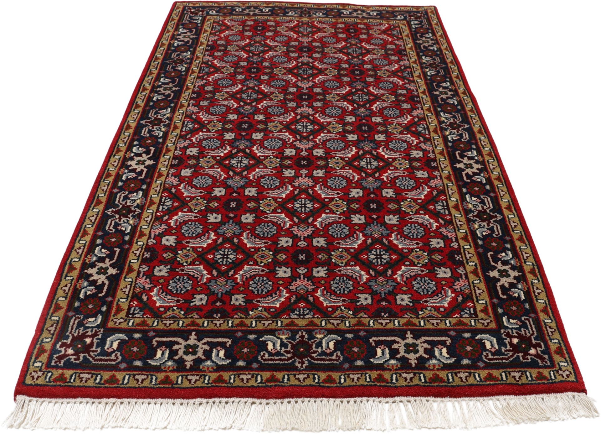Bijar Orientteppich aus Indien, 92 × 161 cm