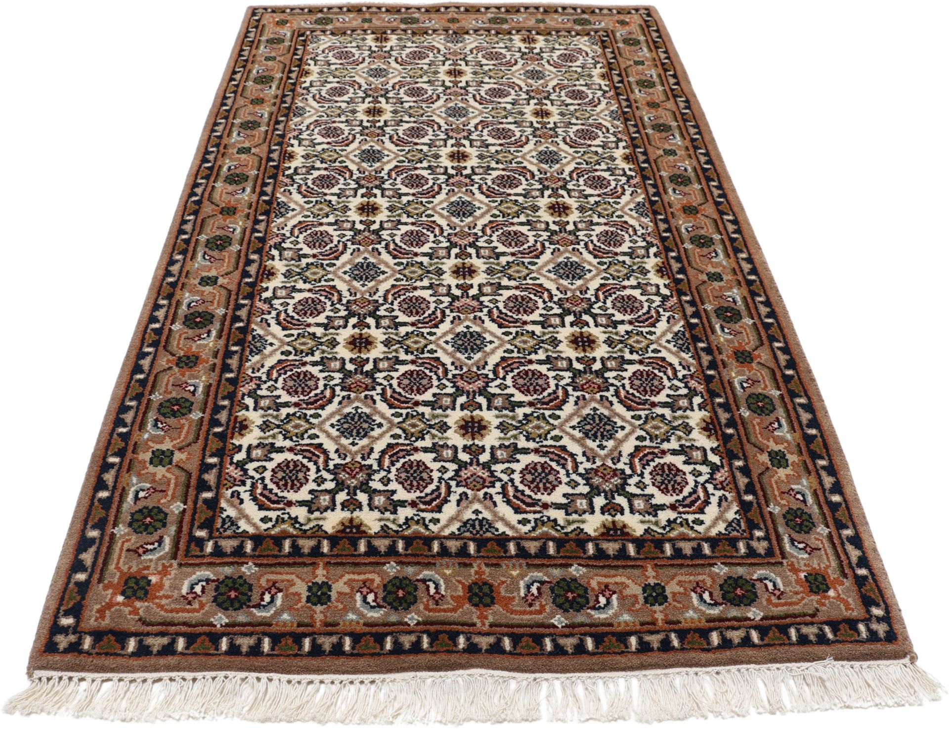 Bijar Orientteppich 89 × 162 cm aus Wolle, handgeknüpft