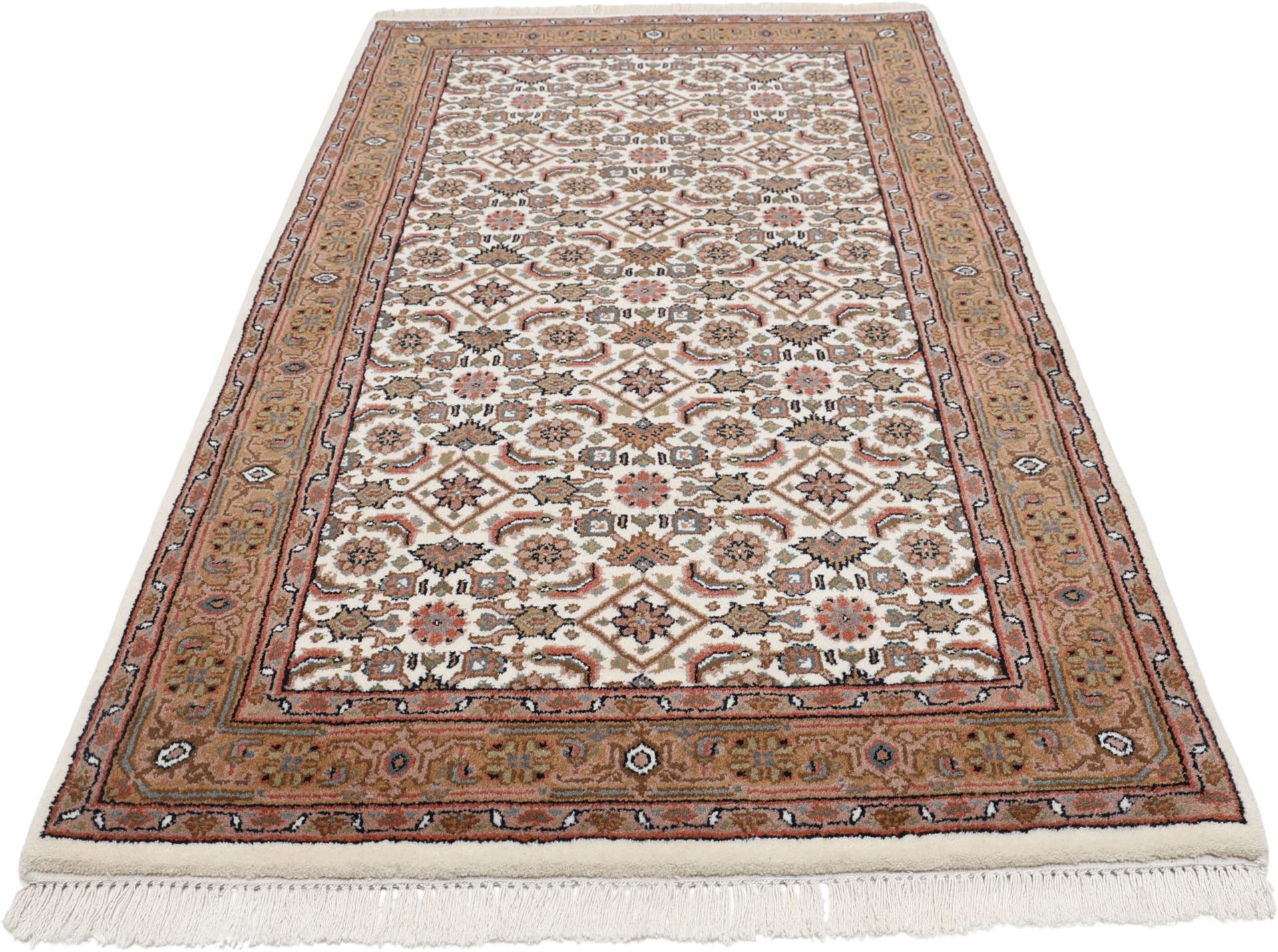 Bijar Orientteppich aus Indien, 91 × 163 cm