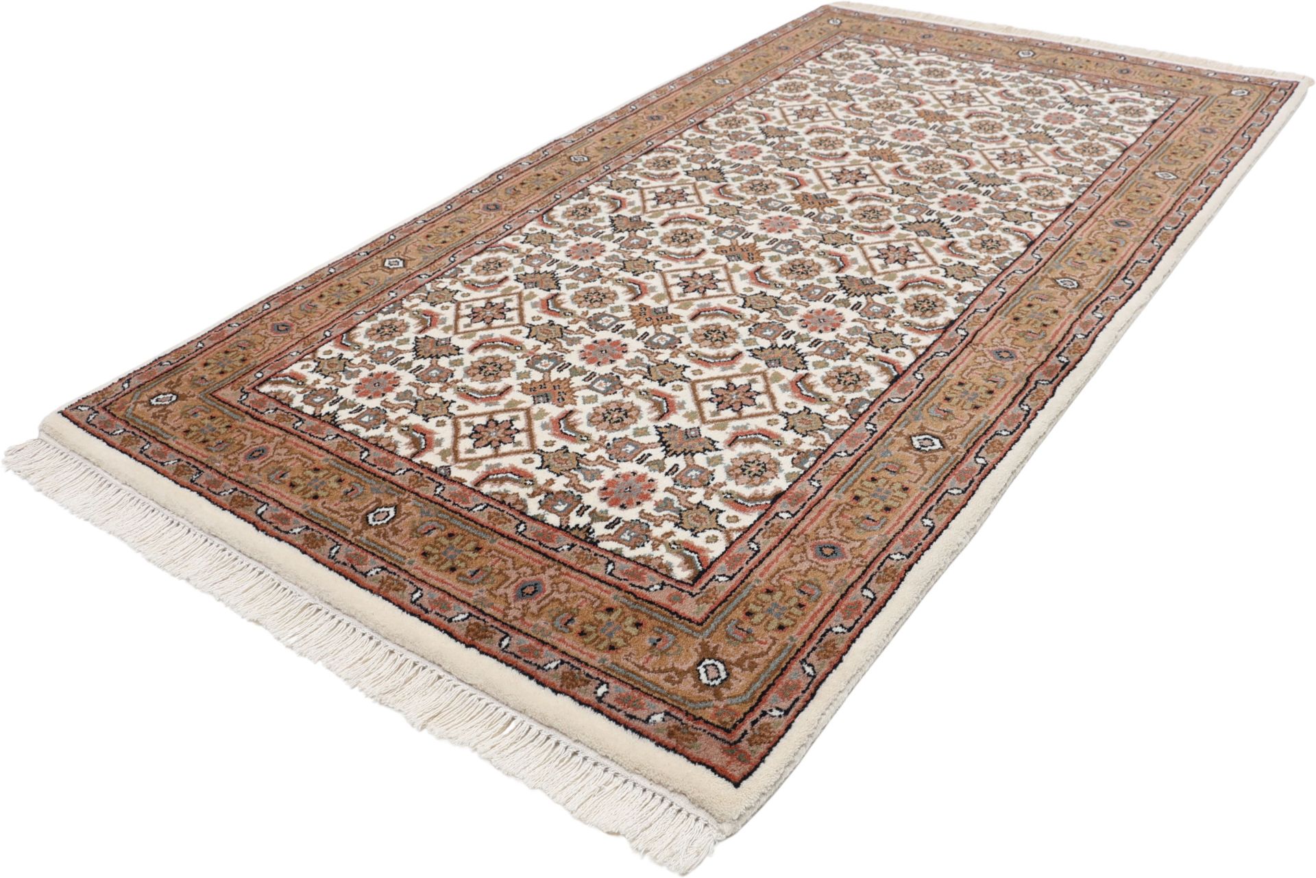 Bijar Orientteppich aus Indien, 91 × 163 cm