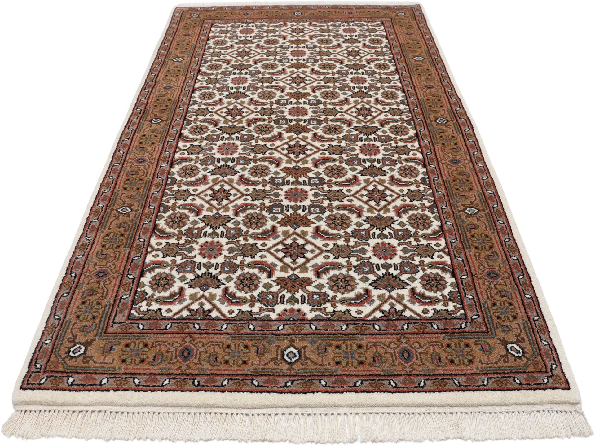 Bijar Orientteppich aus Indien, 91 × 163 cm