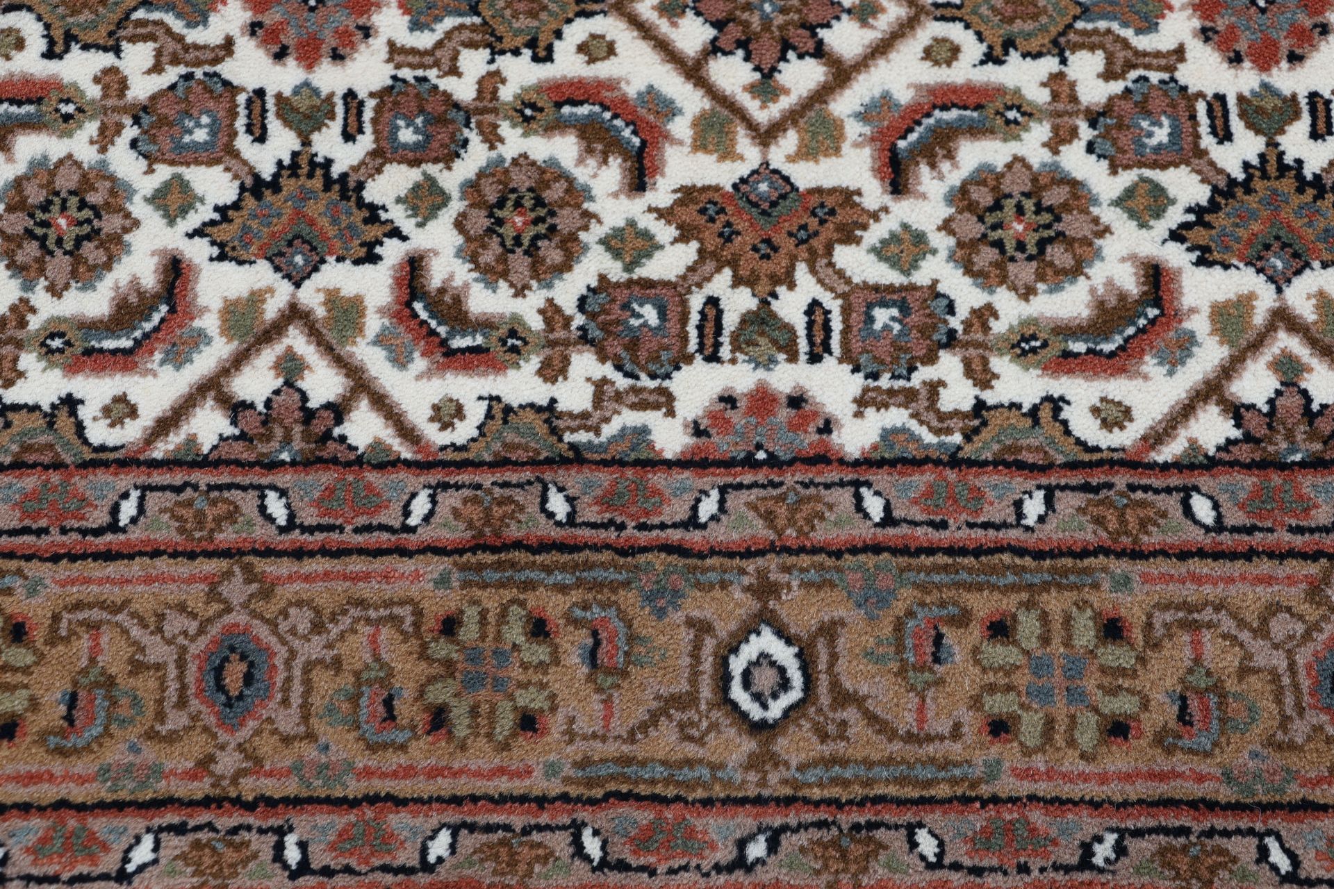 Bijar Orientteppich aus Indien, 91 × 163 cm