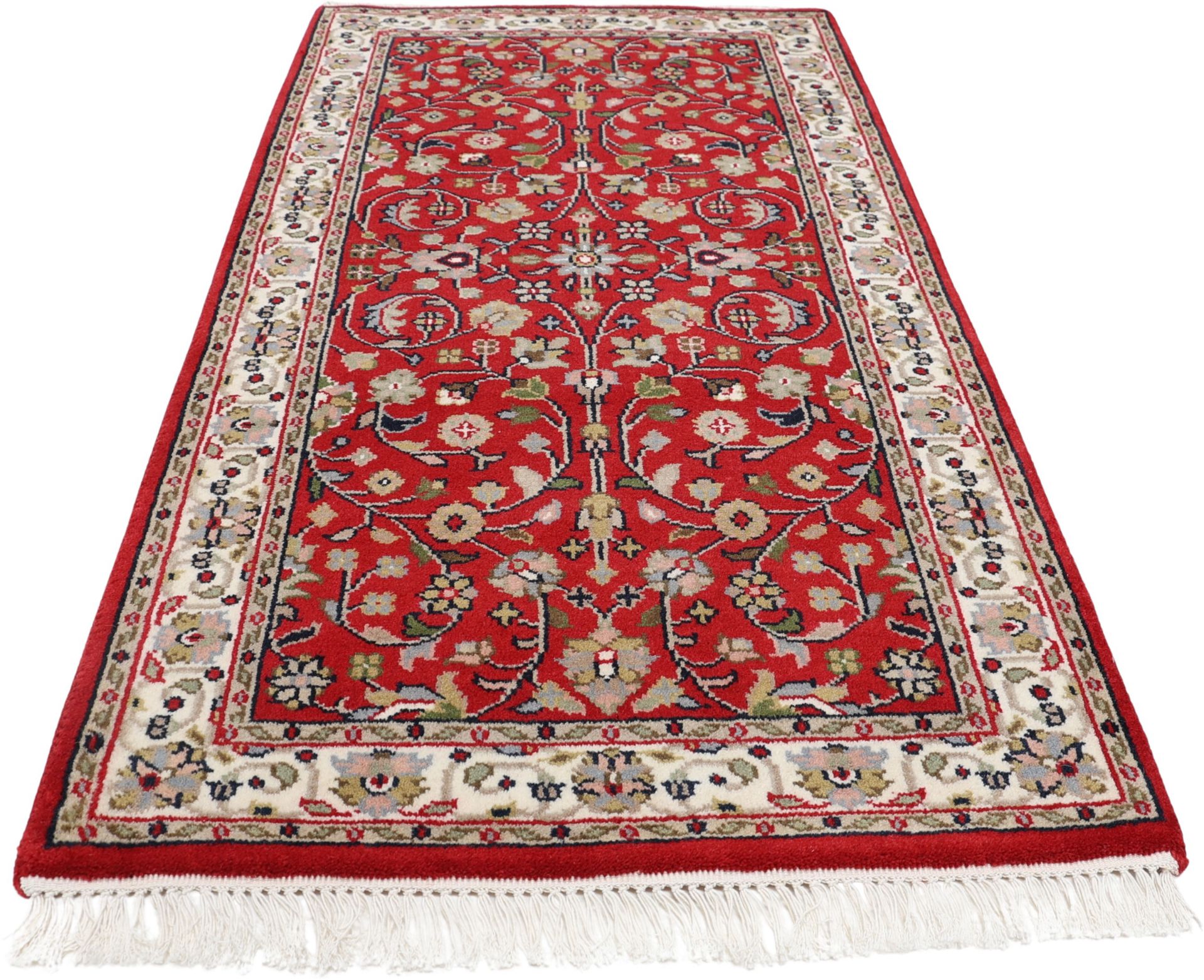 Bijar Orientteppich aus Indien, 74 × 141 cm