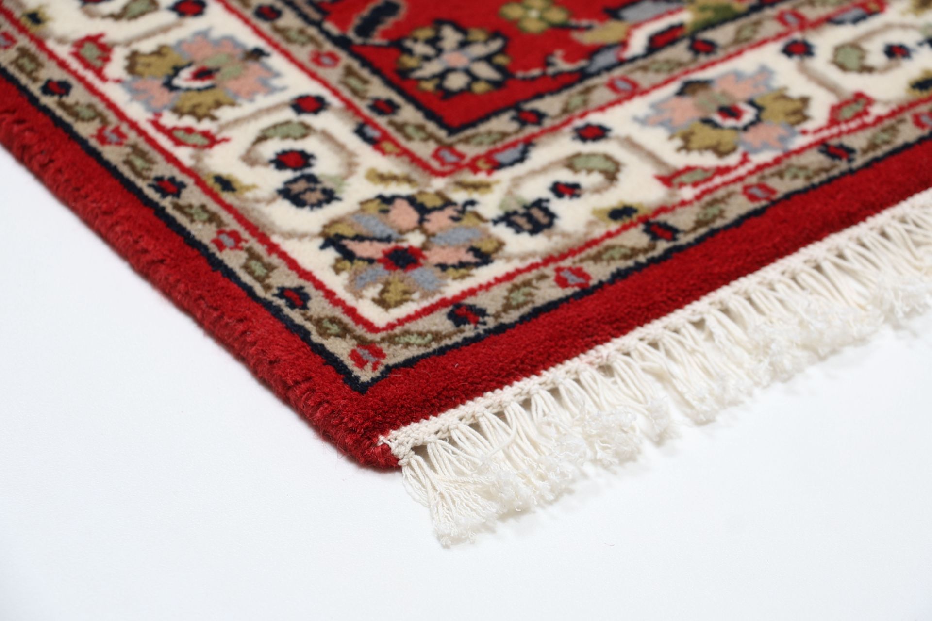 Bijar Orientteppich aus Indien, 74 × 141 cm