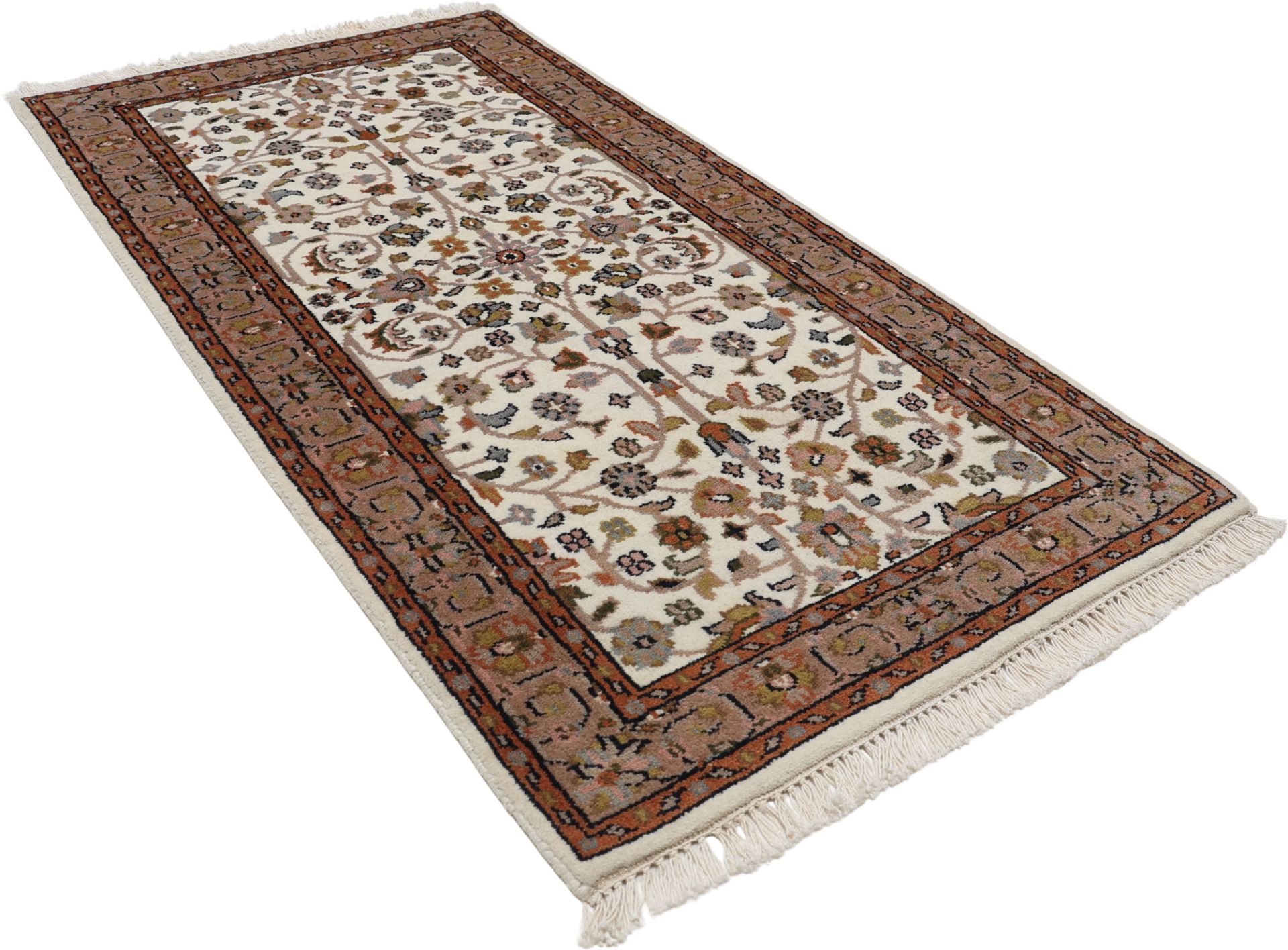 Bijar Orientteppich 72 × 140 cm aus Wolle, handgeknüpft
